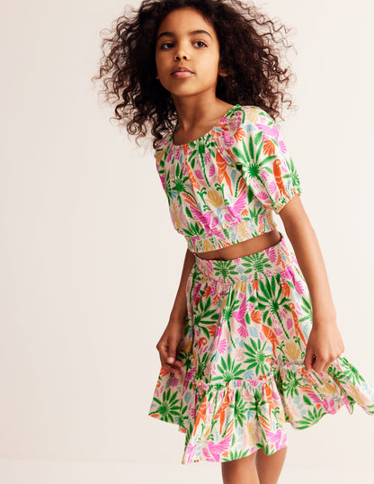 Bubble Top-Multi Rainbow Palm-1