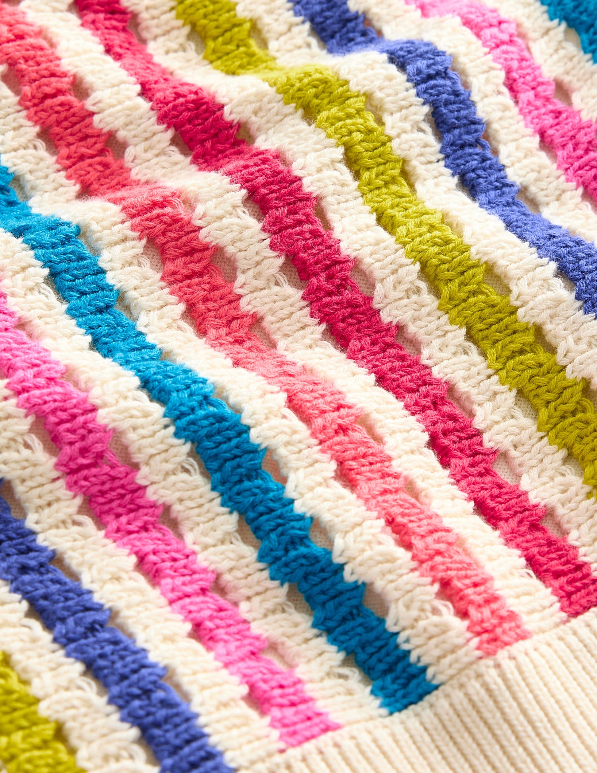 Stripe Knitted Top-Multi Stripe-3