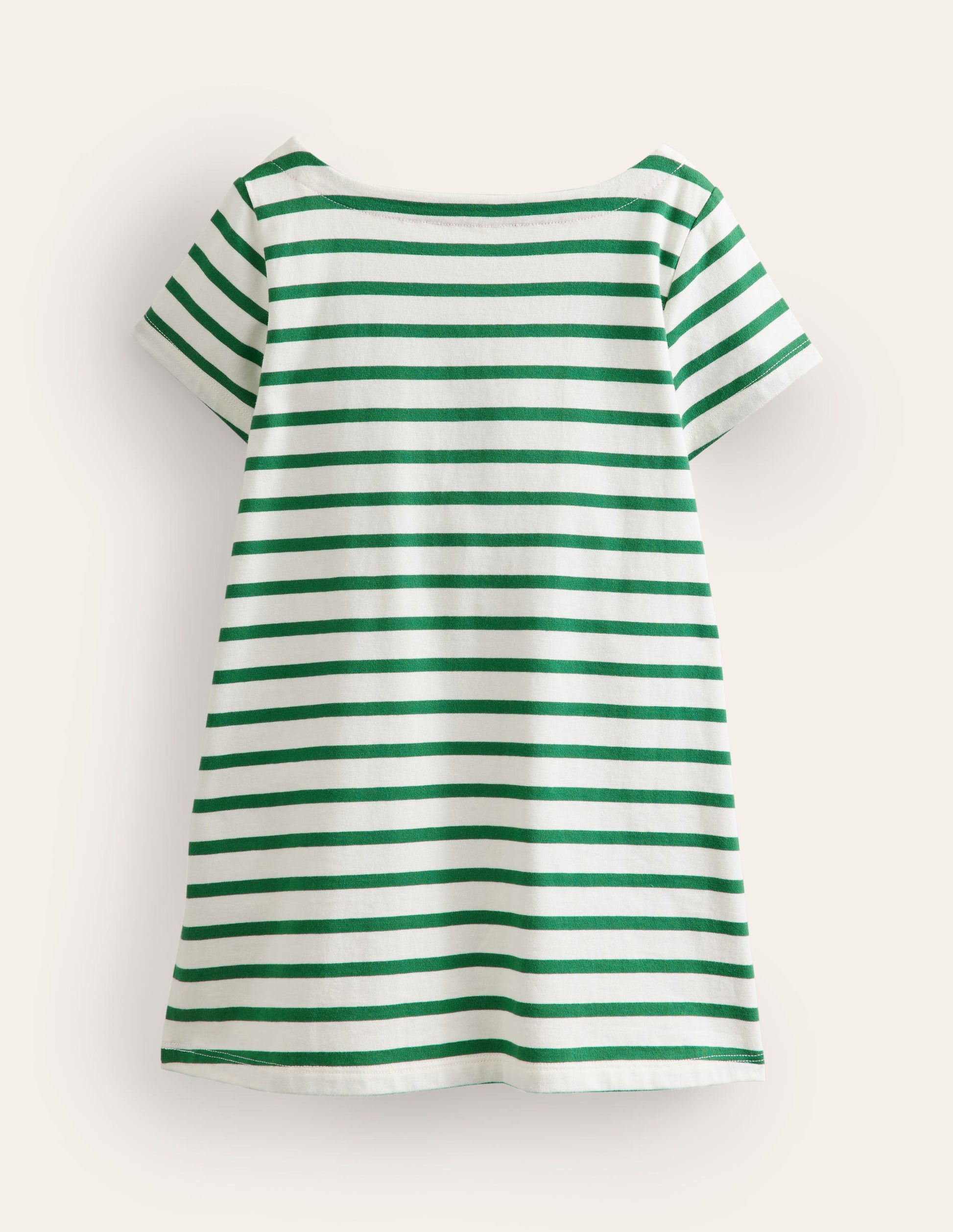 Fun Pocket Appliqué Tunic-Ivory/ Pea Green Cherries-2