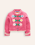 Floral Military Jacket-Rose Pink