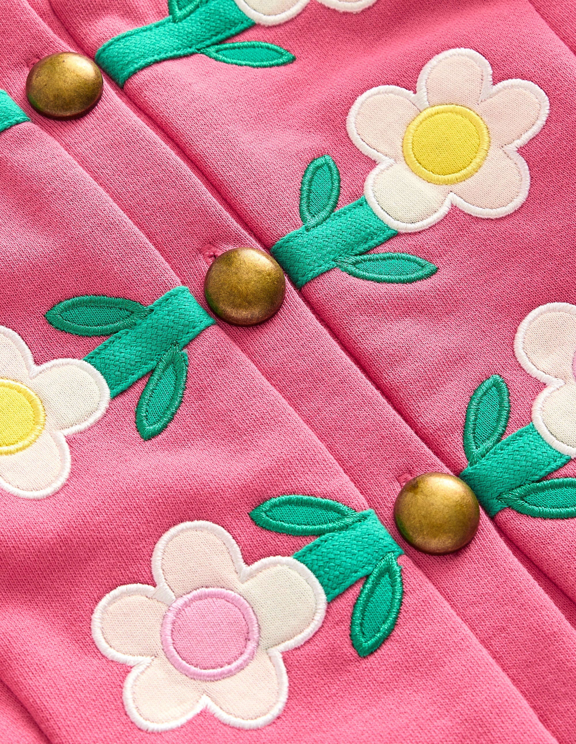 Floral Military Jacket-Rose Pink - Image 3