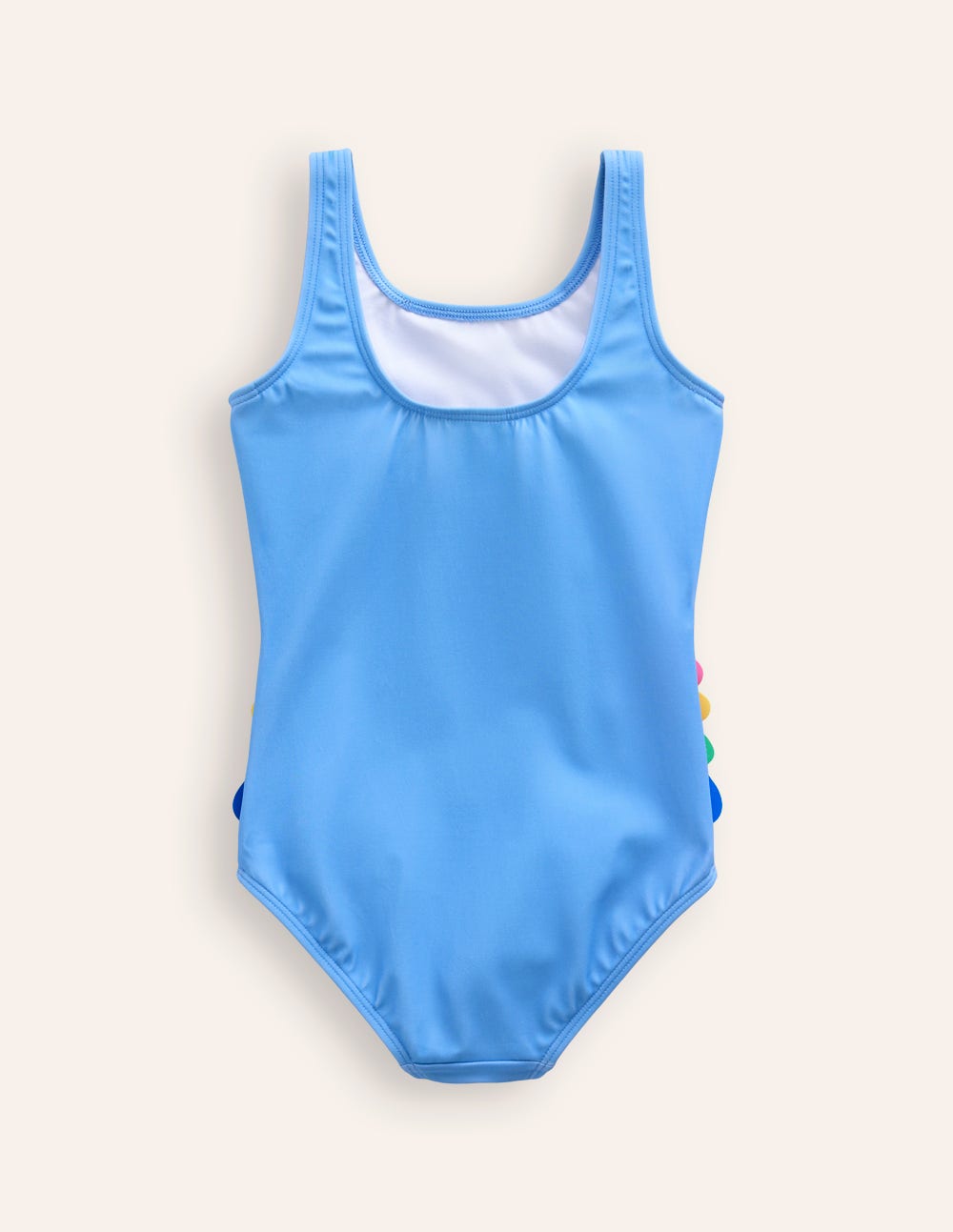 Fun Appliqué Swimsuit-Vintage Blue Parrots-2
