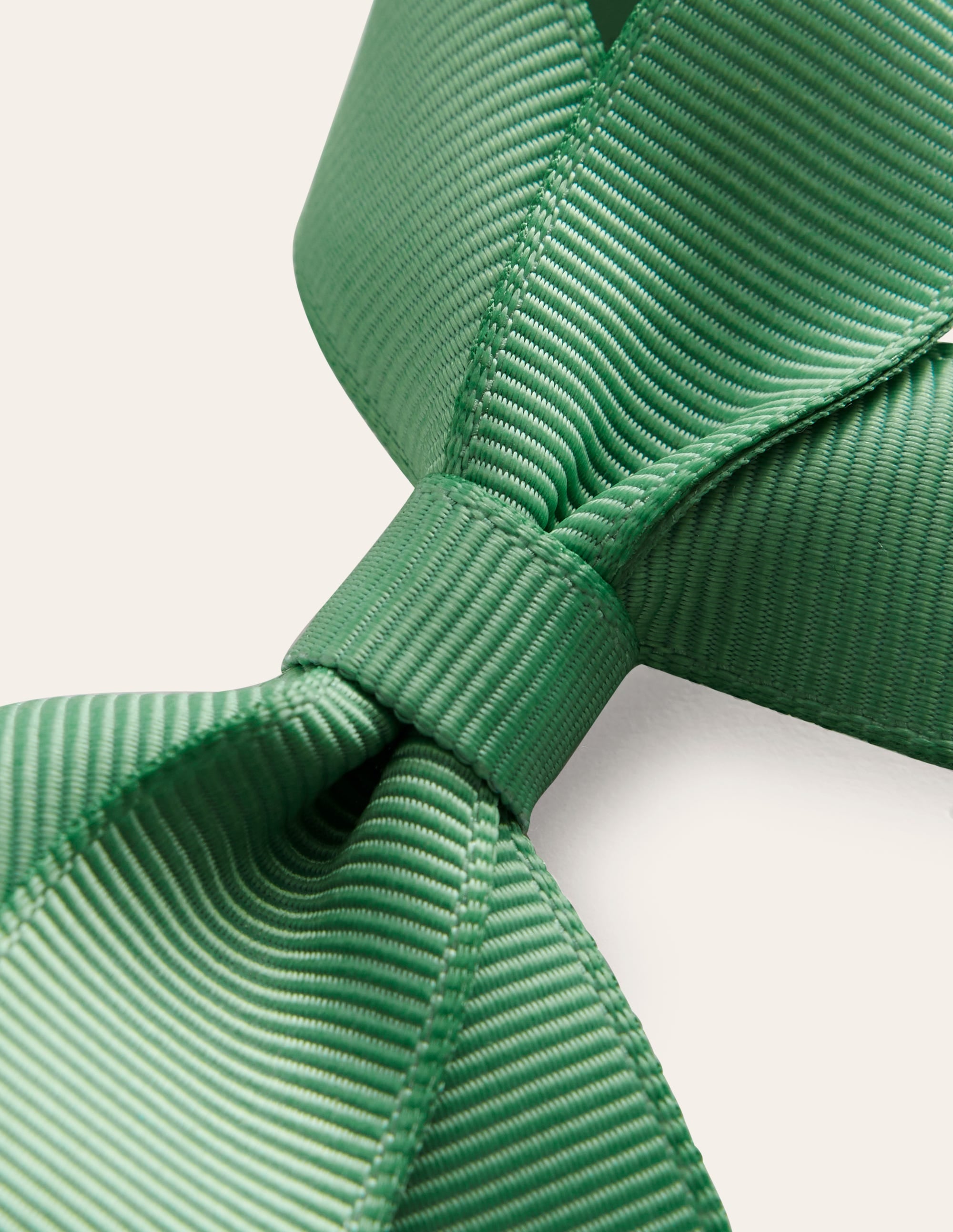 Grosgrain Hair Bow-Veridian Green - Image 3