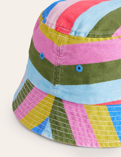 Bucket Hat-Multi Stripe-2