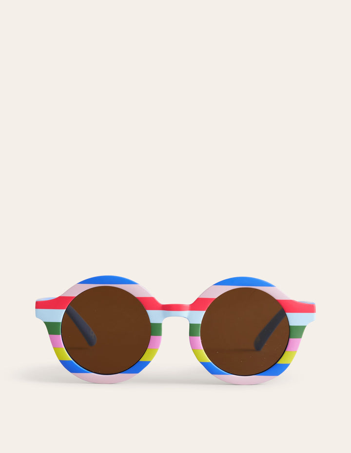 Classic Sunglasses-Rainbow Print