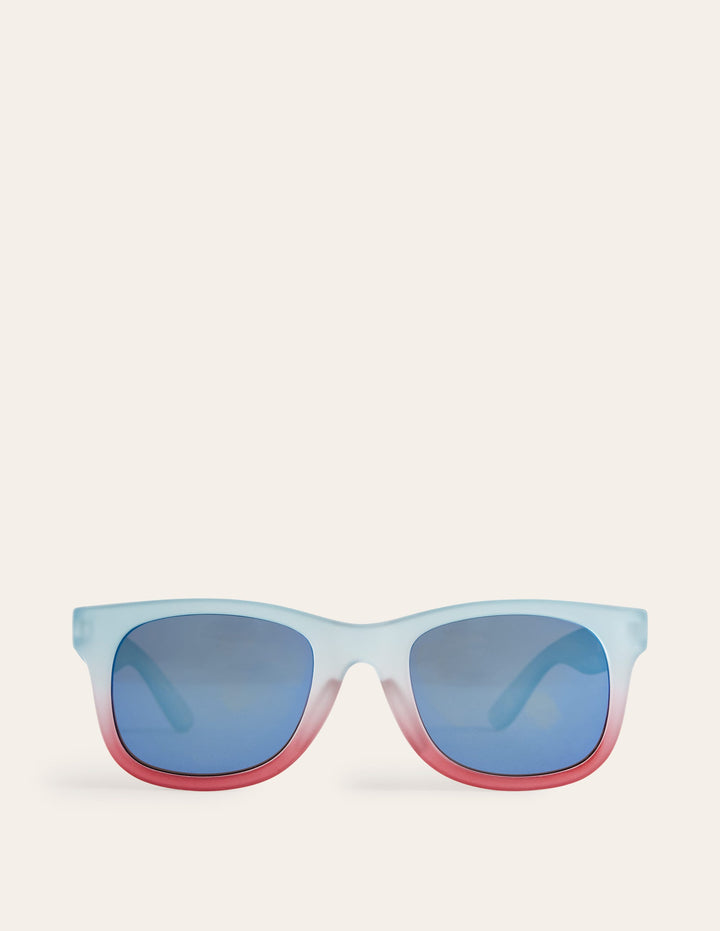 Classic Sunglasses-Blue/Red