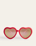 Fun Sunglasses-Red Hearts