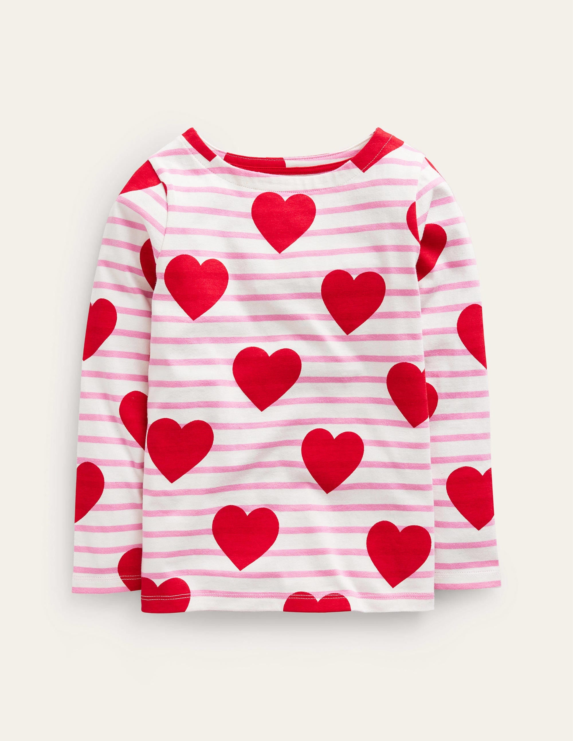 Fun Breton-Poppy Red Heart - Image 1