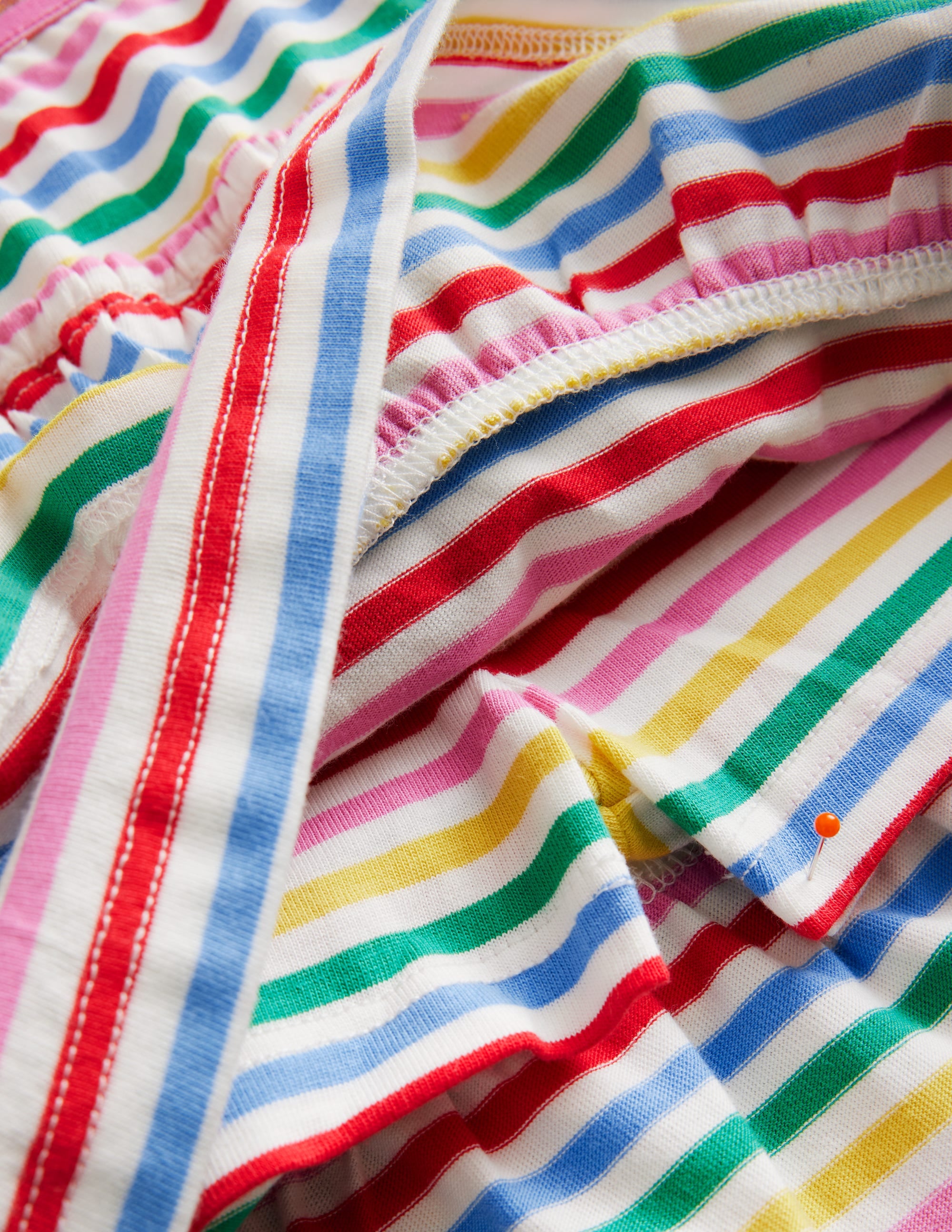 Jersey Ruffle Skort-Multi Stripe - Image 3