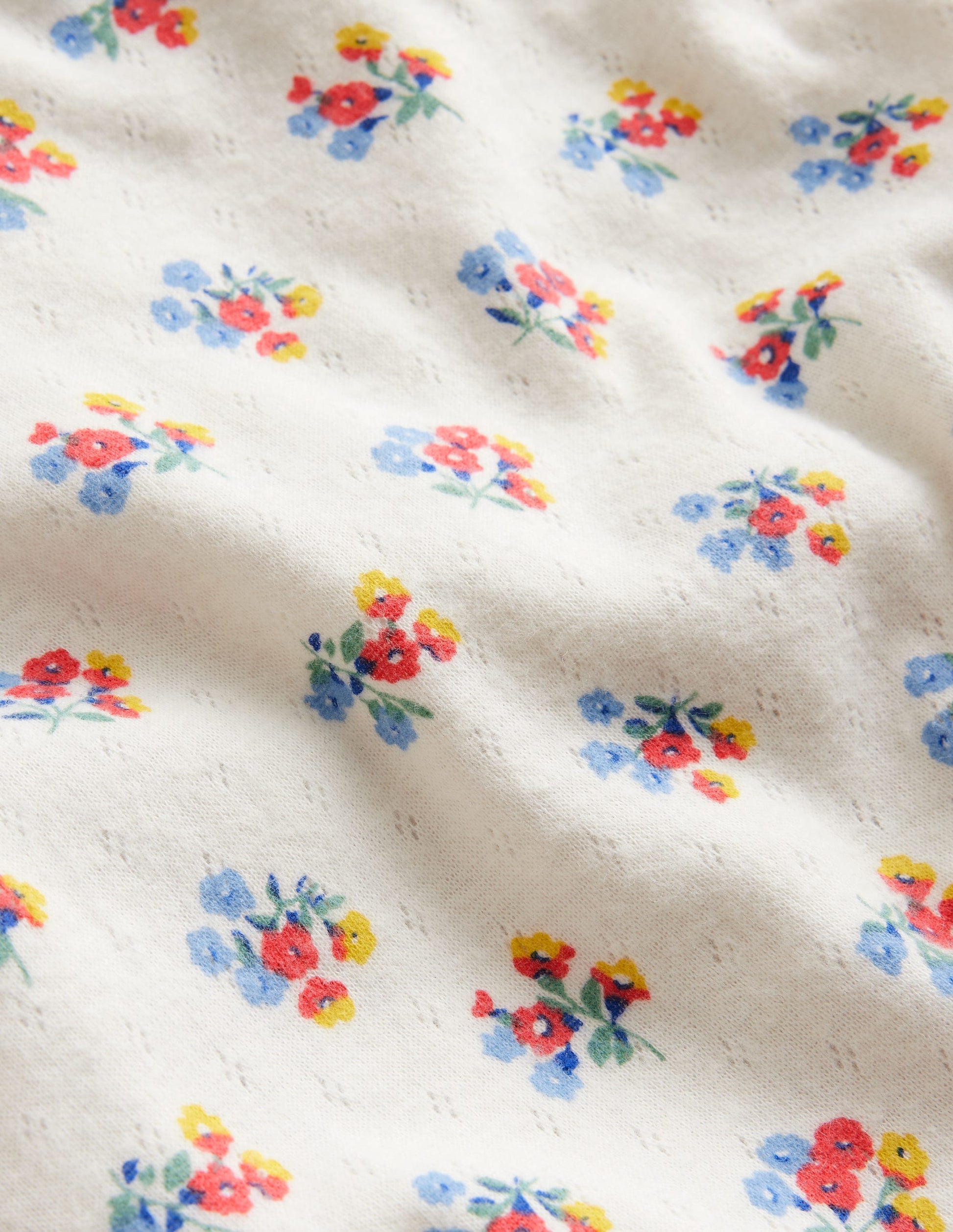 Supersoft Pointelle T-shirt-Ivory Floral-3