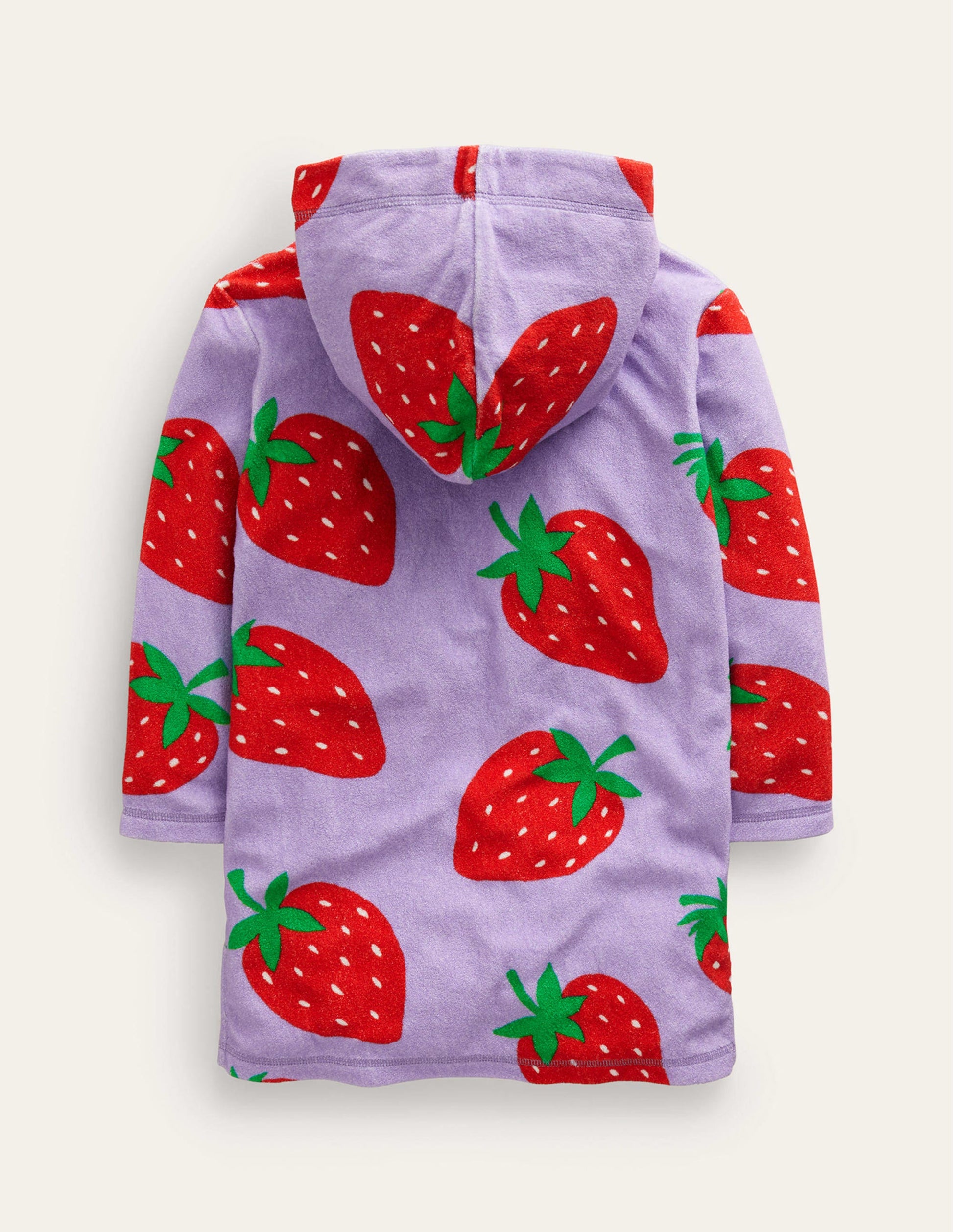Towelling Throw-On-Parma Violet Strawberries-2