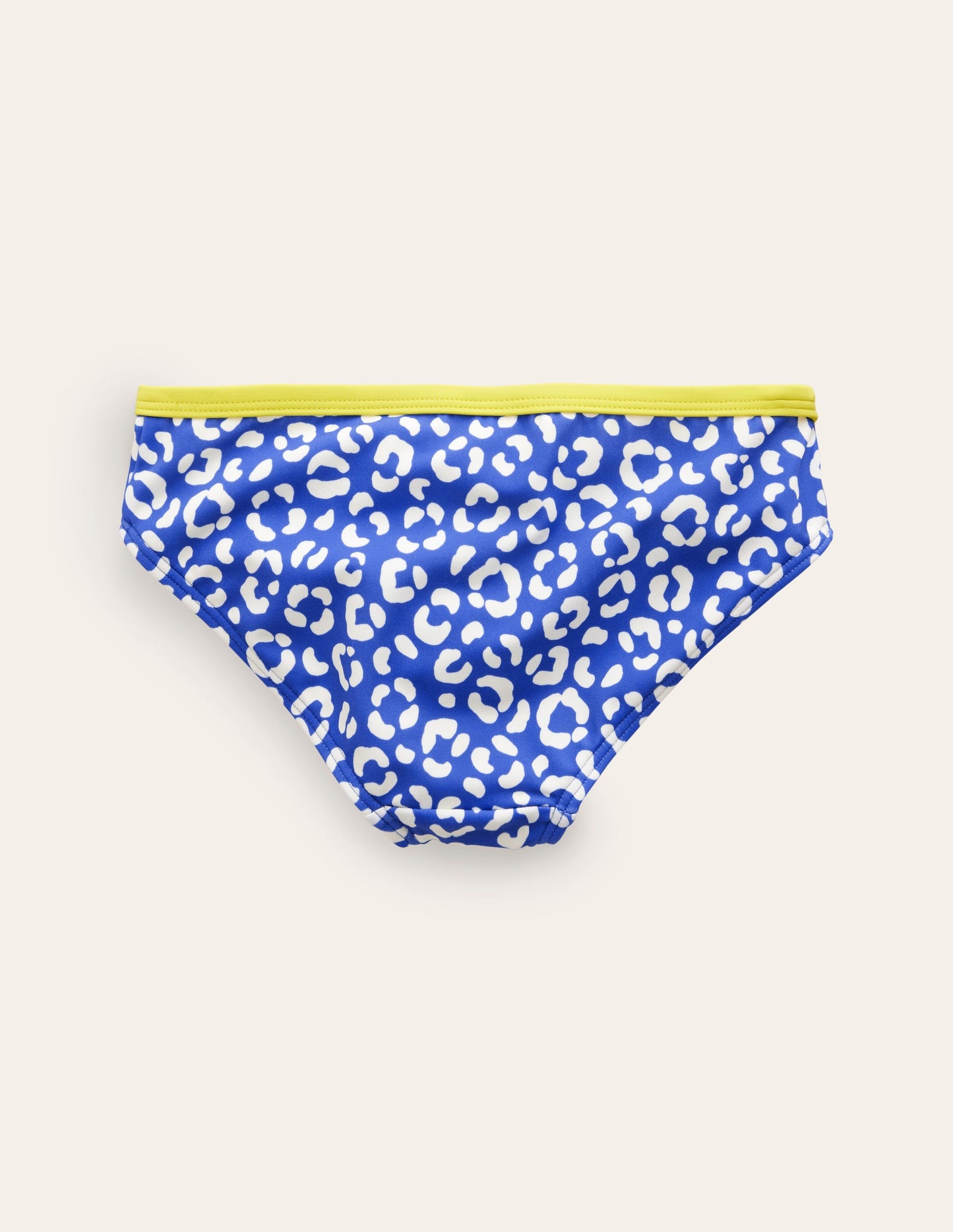 Patterned Bikini Bottoms-Blue Leopard