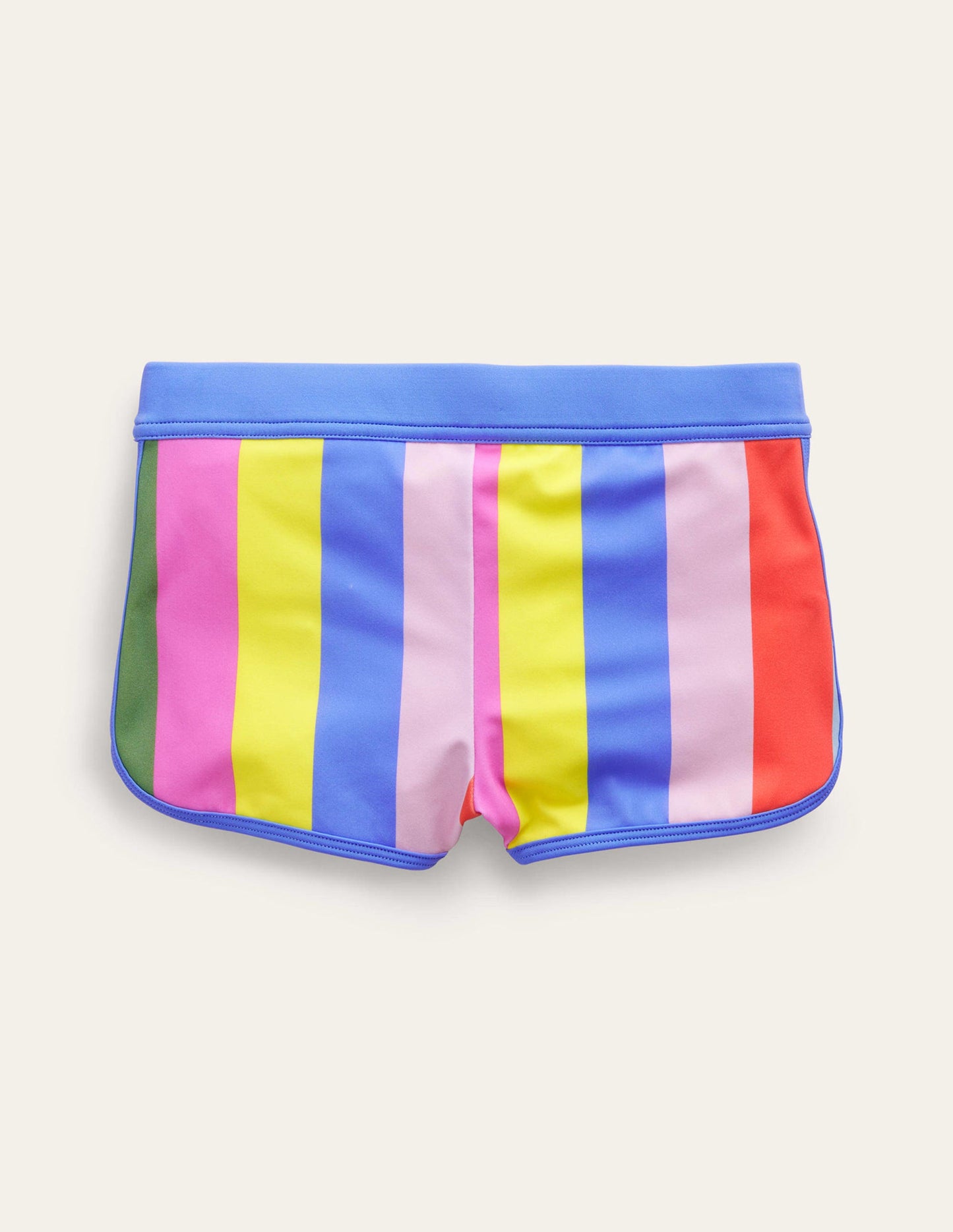 Patterned Swim Shorts-Soft Multi Stripe