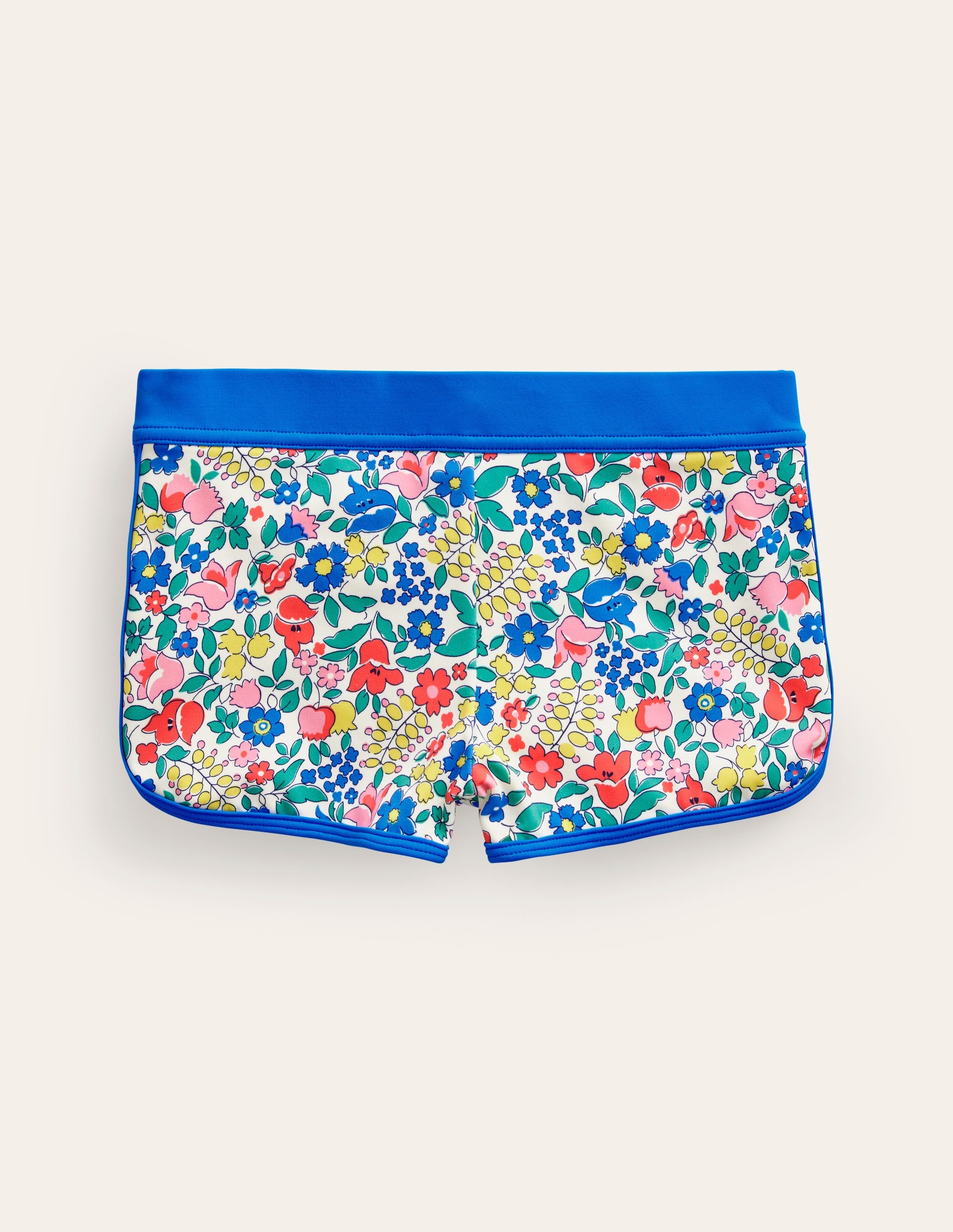 Patterned Swim Shorts-Multi Flowerbed - Image 1