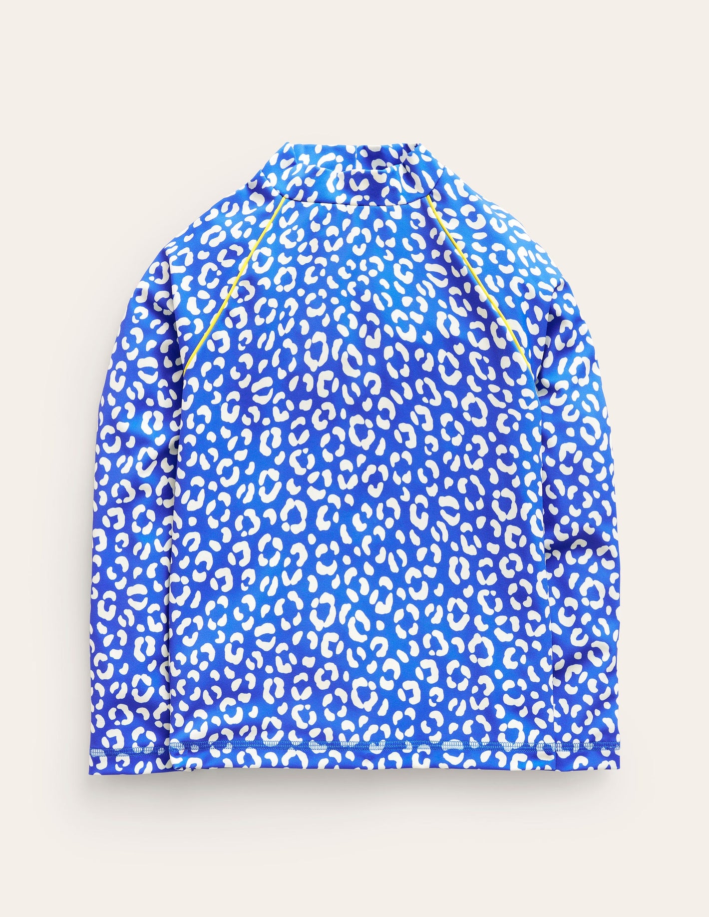 Patterned Rash Vest-Blue Leopard