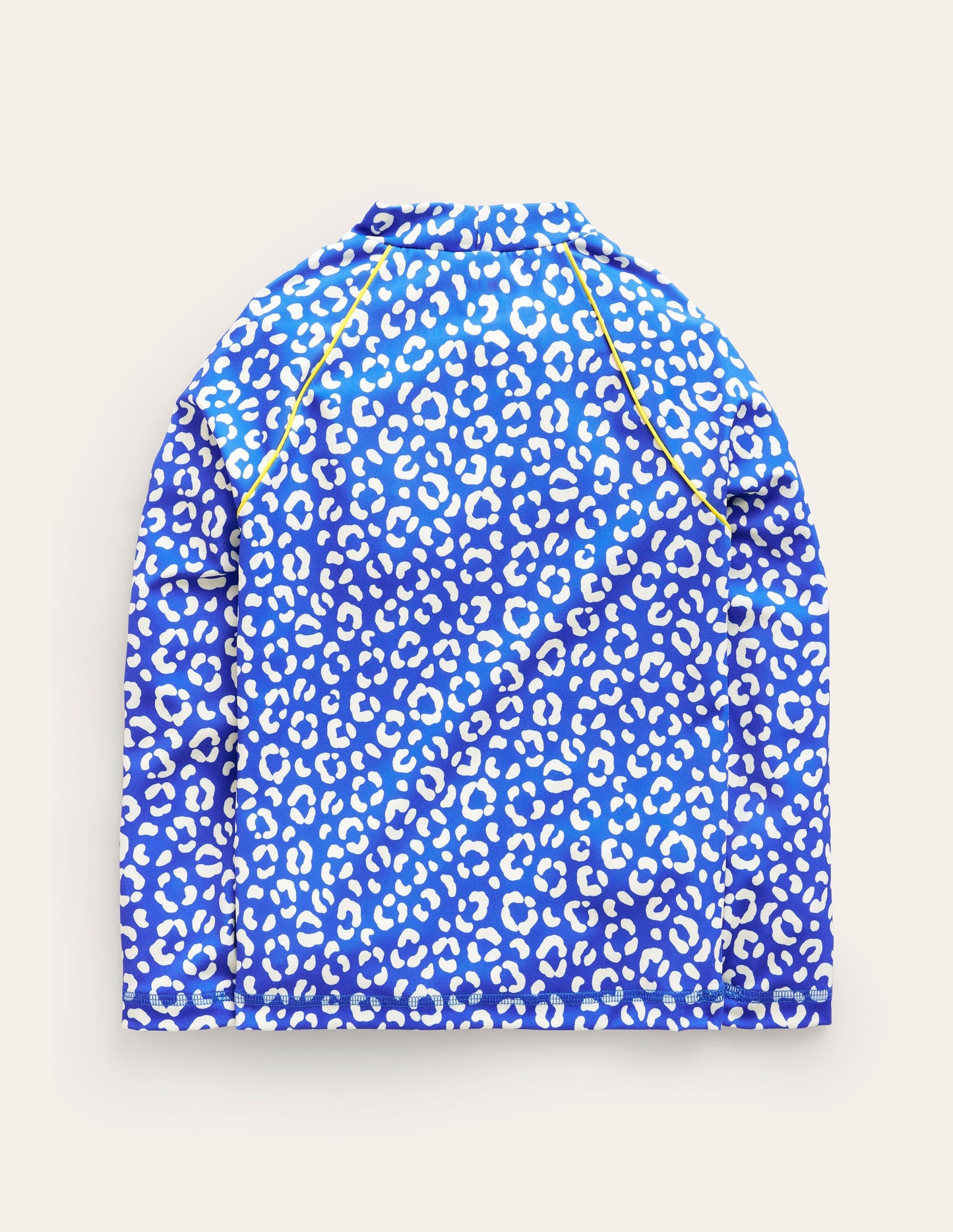 Patterned Rash Vest-Blue Leopard