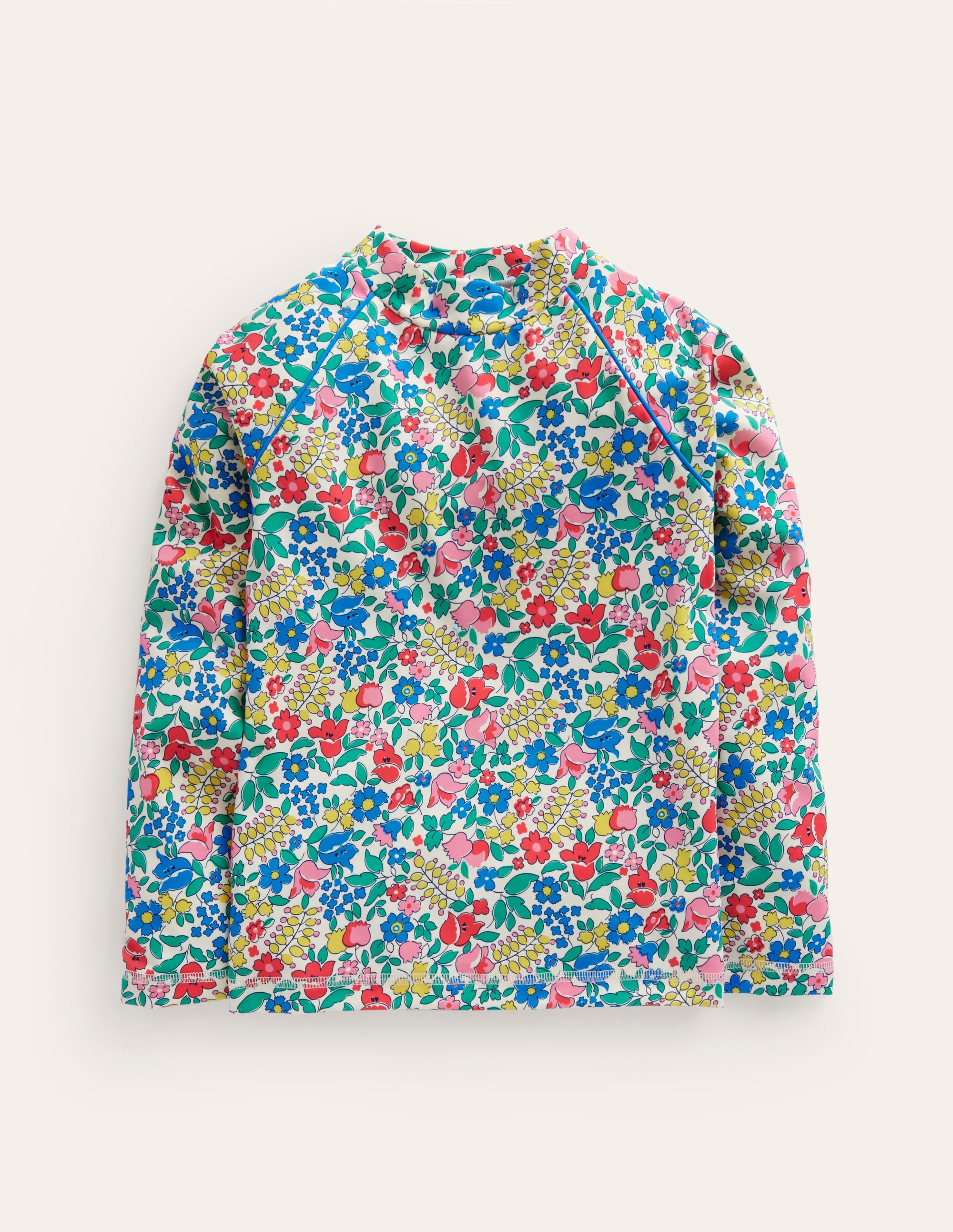 Patterned Rash Vest-Multi Flowerbed - Image 1