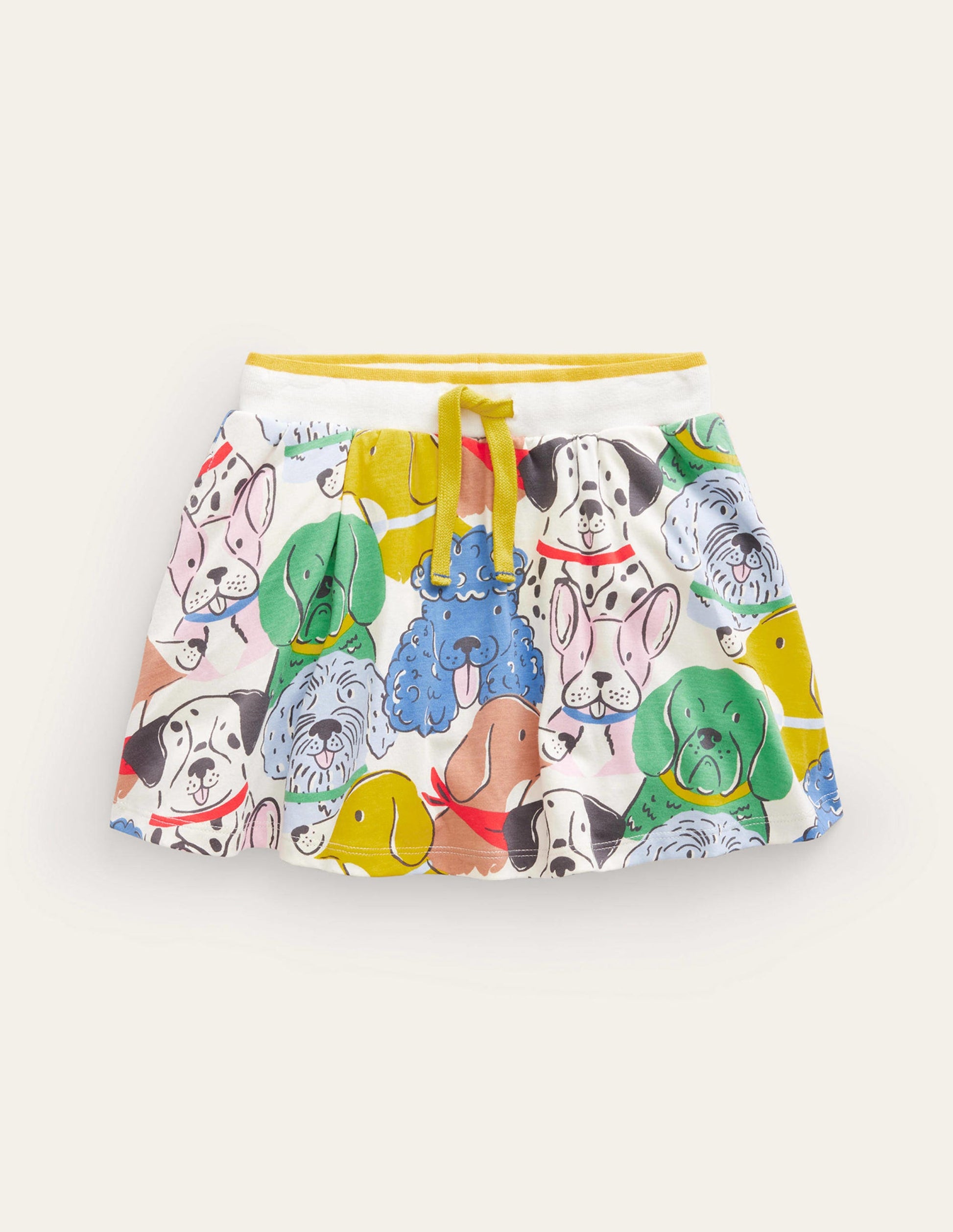 Printed Jersey Skort-Multi Desert Animals-1