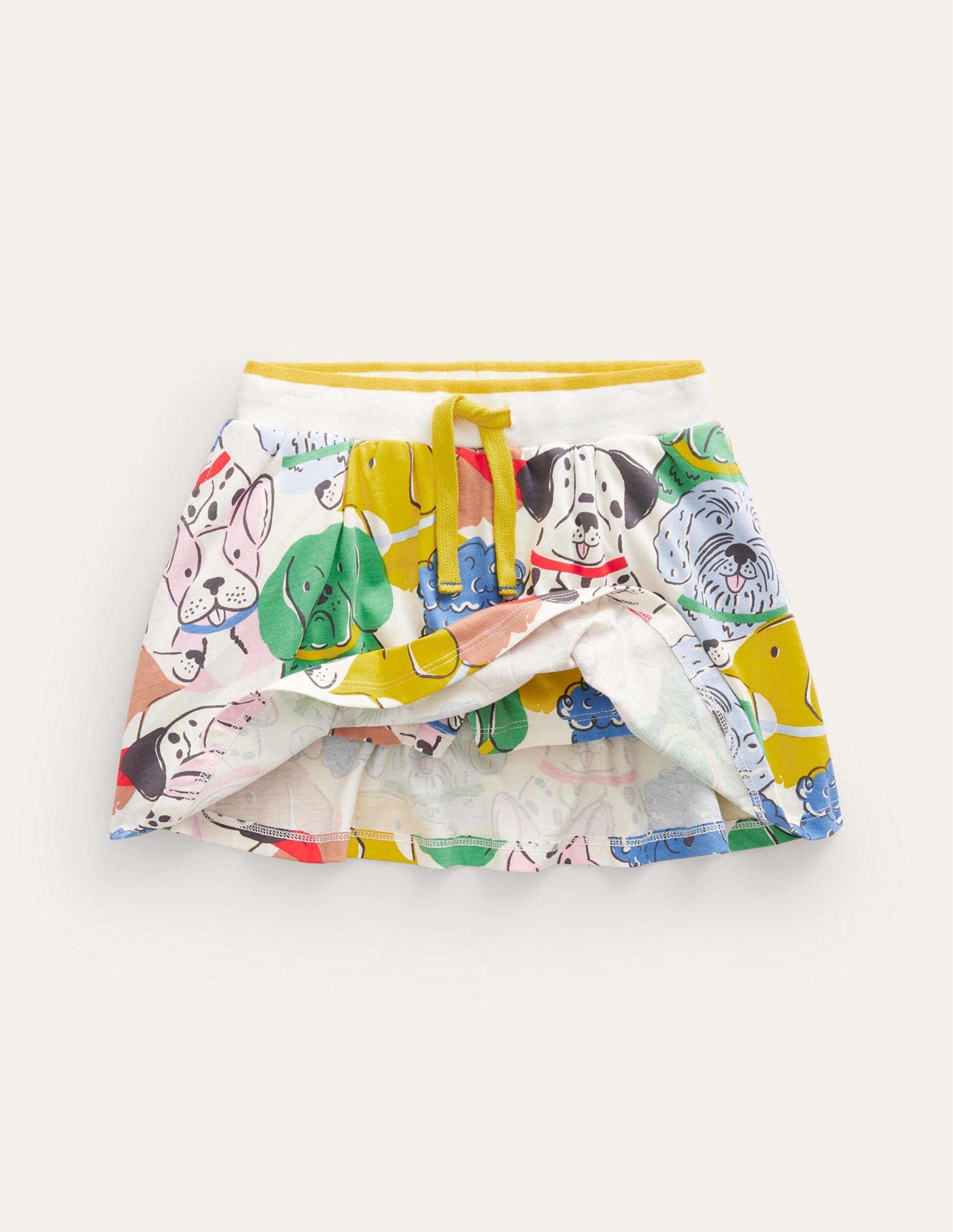 Printed Jersey Skort-Multi Desert Animals-4