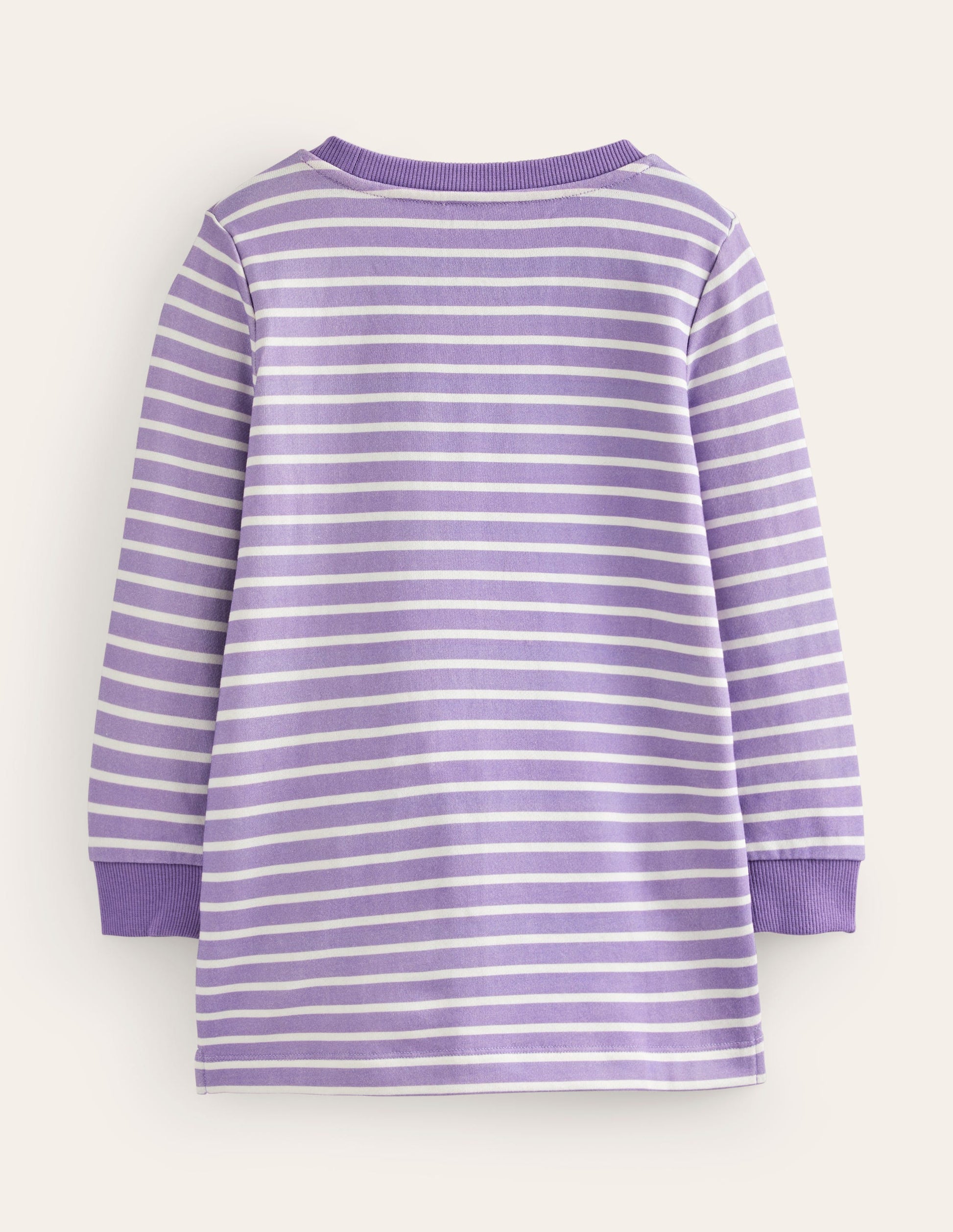 Appliqué Pocket Tunic-Parma Violet/Ivory-2