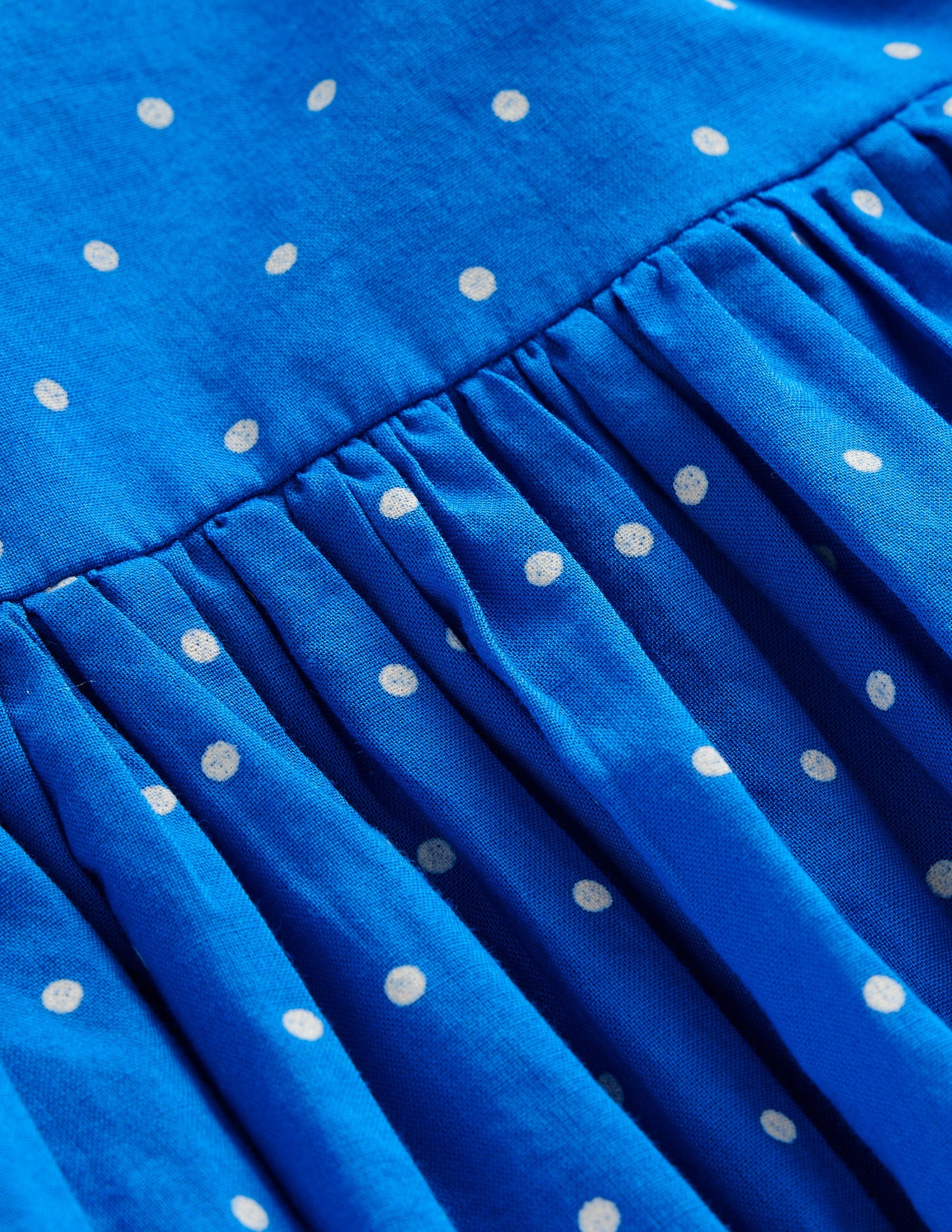 Appliqué Back Dress-Blue Rainbow-4