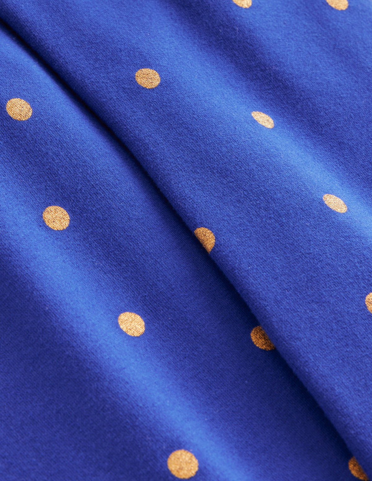 Printed Kick Flare Leggings-Navy/Gold Spot - Image 3