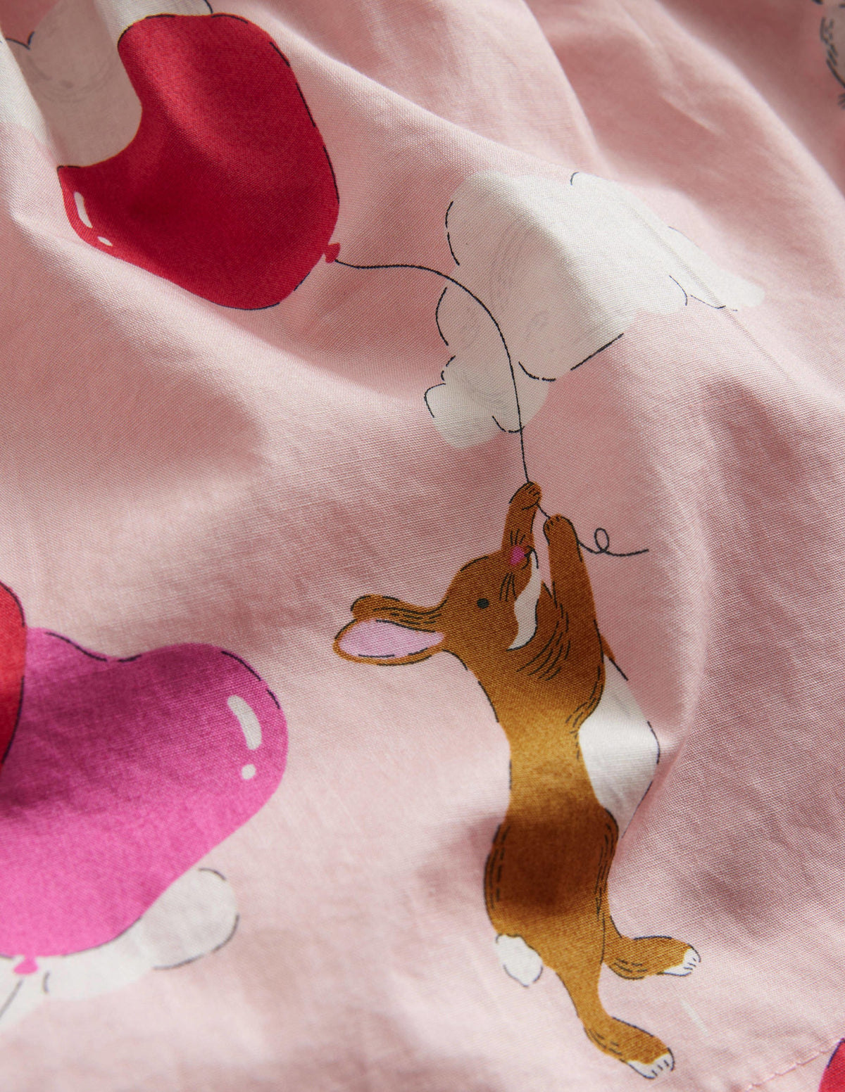 Pull On Twirly Skirt-Ballet Pink Love Bunnies - Image 3