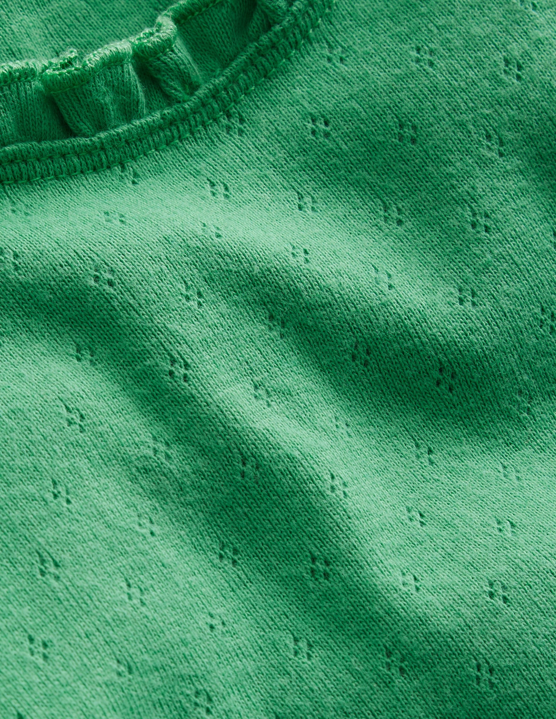 Pointelle Vest-Aloe Green-3
