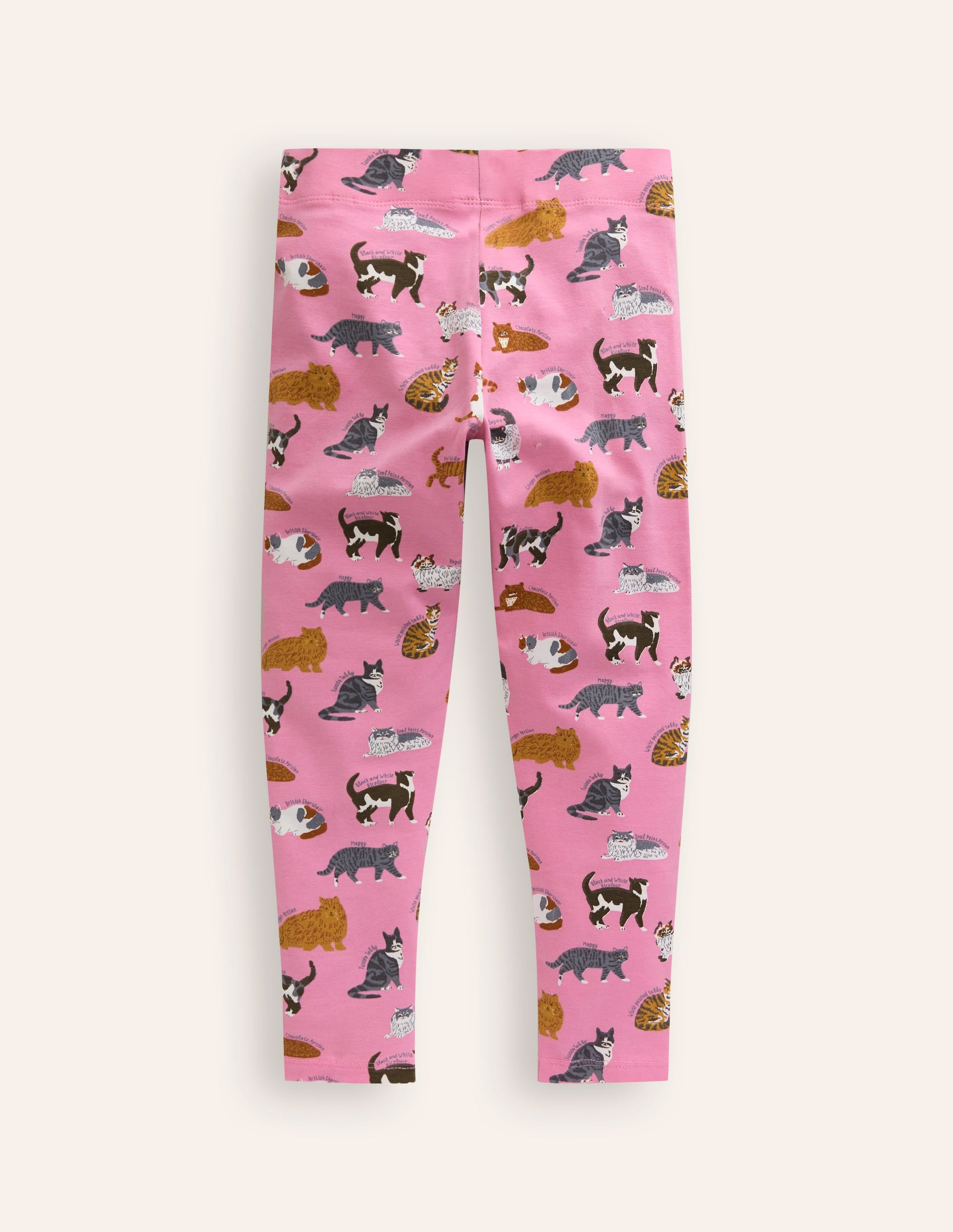 Fun Leggings-Formica Pink Cats - Image 2