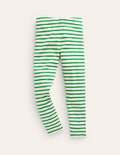 Fun Leggings-Green/Ivory