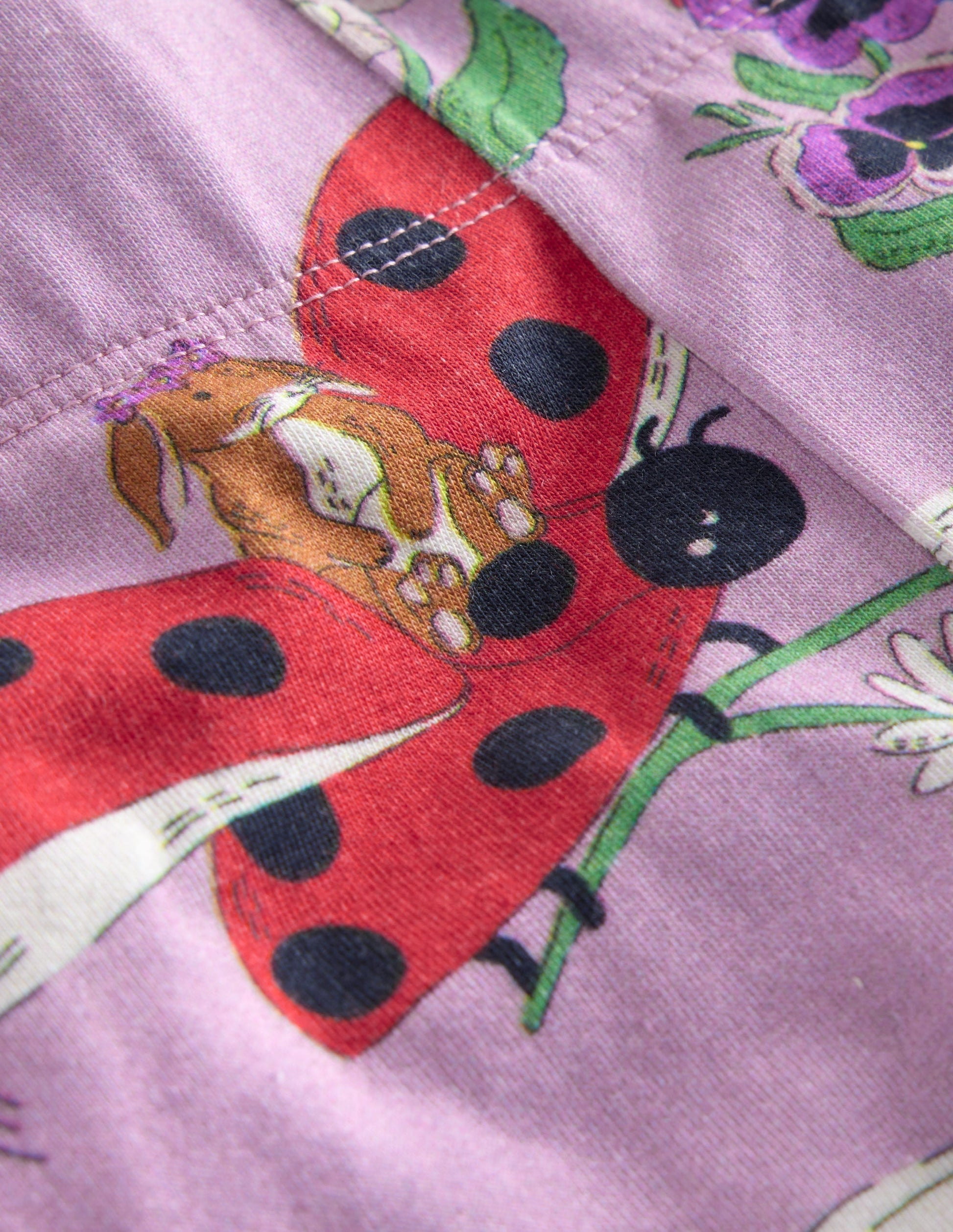 Fun Leggings-Sugared Almond Pink Meadows-3