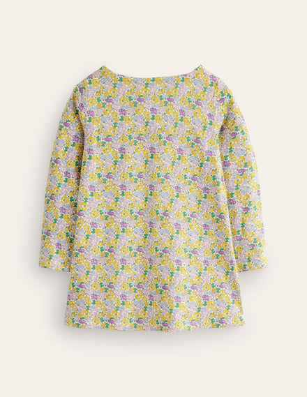 Appliqué Jersey Tunic-Spring Bloom Easter Eggs