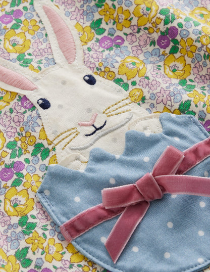 Appliqué Jersey Tunic-Spring Bloom Easter Eggs-3