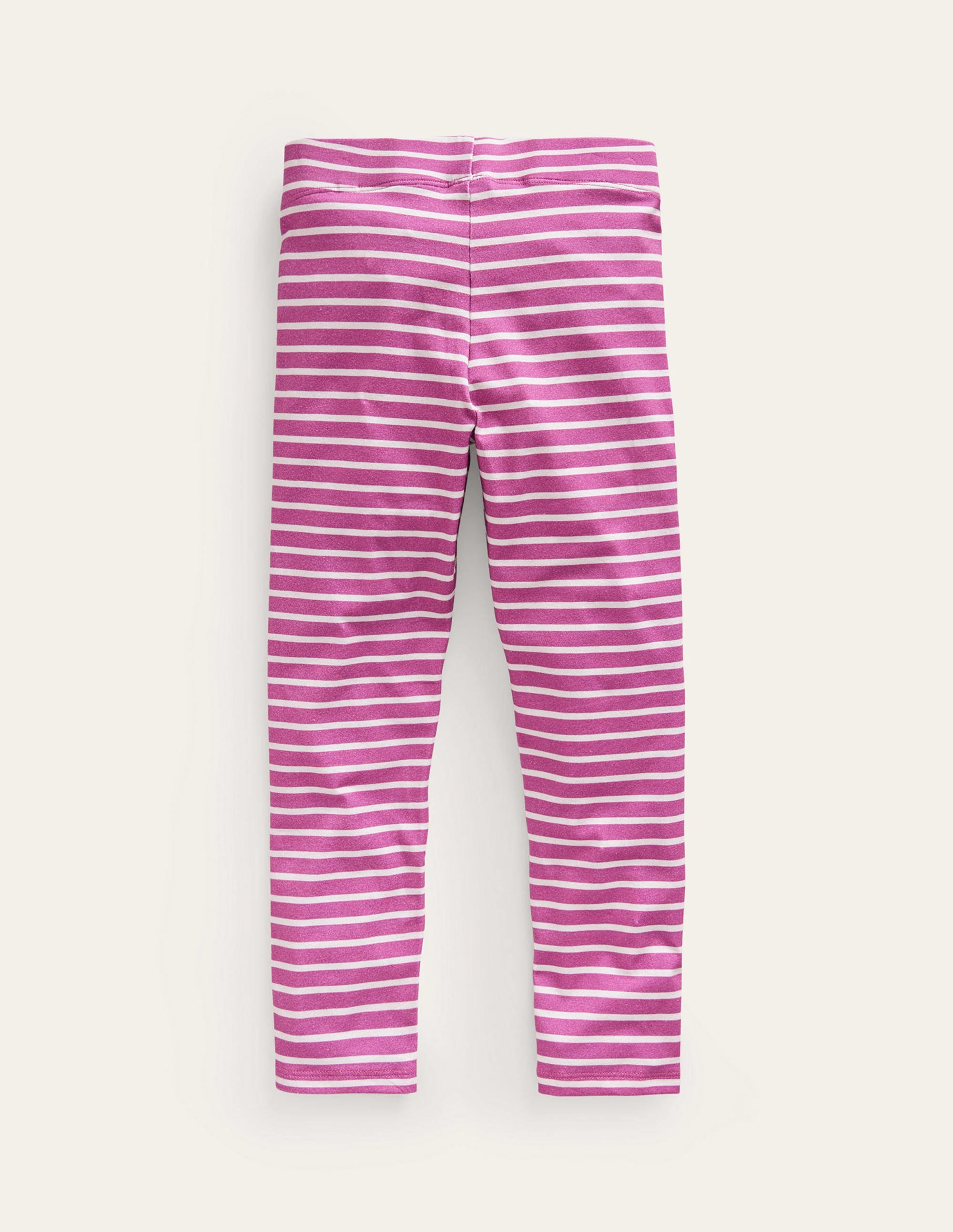 Appliqué Leggings-Strawberry Pink/Ivory Hearts - Image 2