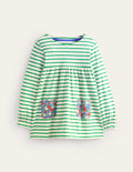 Hotchpotch Printed Tunic-Runner Bean/Ivory Floral