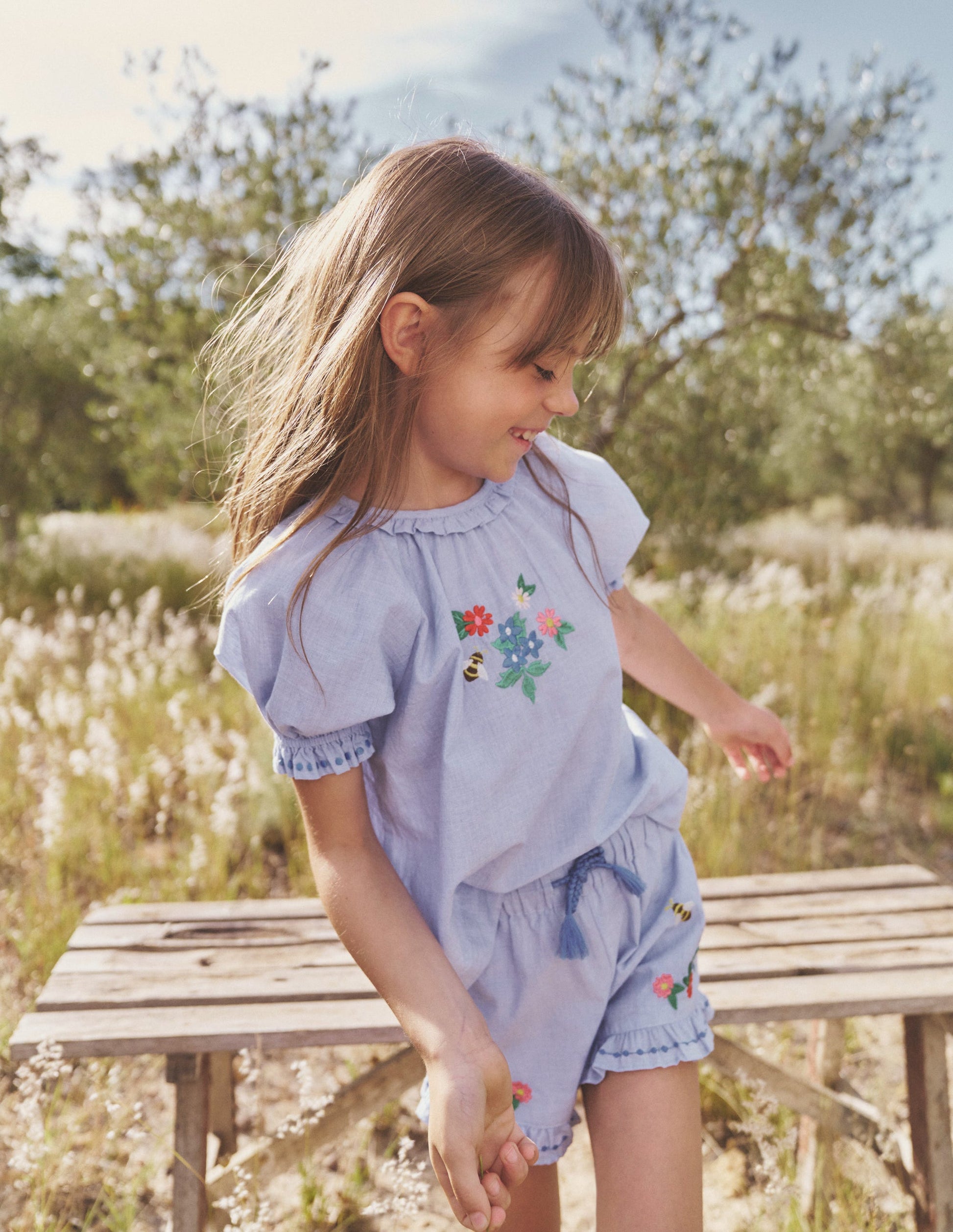Embroidered Woven Top-End on End-4