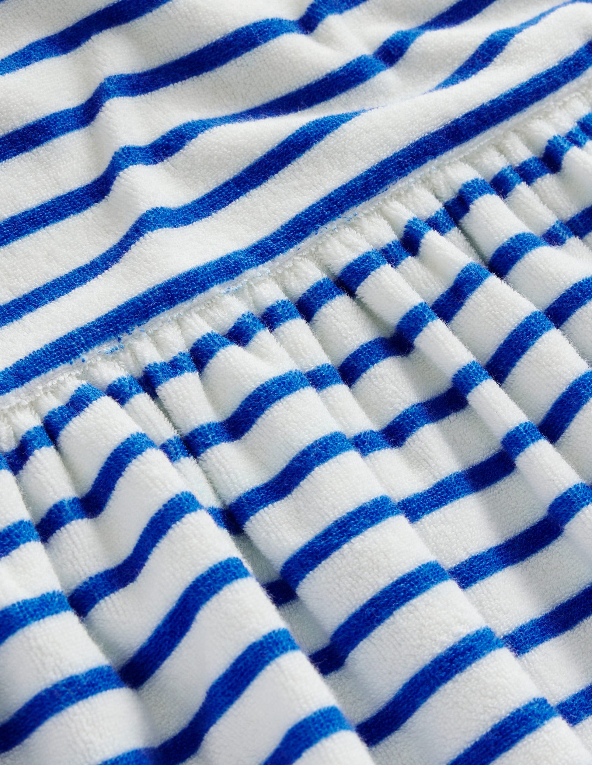 Fun Towelling Dress-Sapphire Blue/Vanilla Pod-3