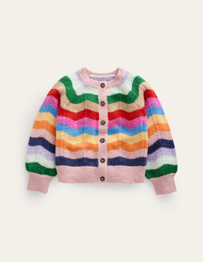 Blouson Wave Cardigan-Multi Rainbow-1