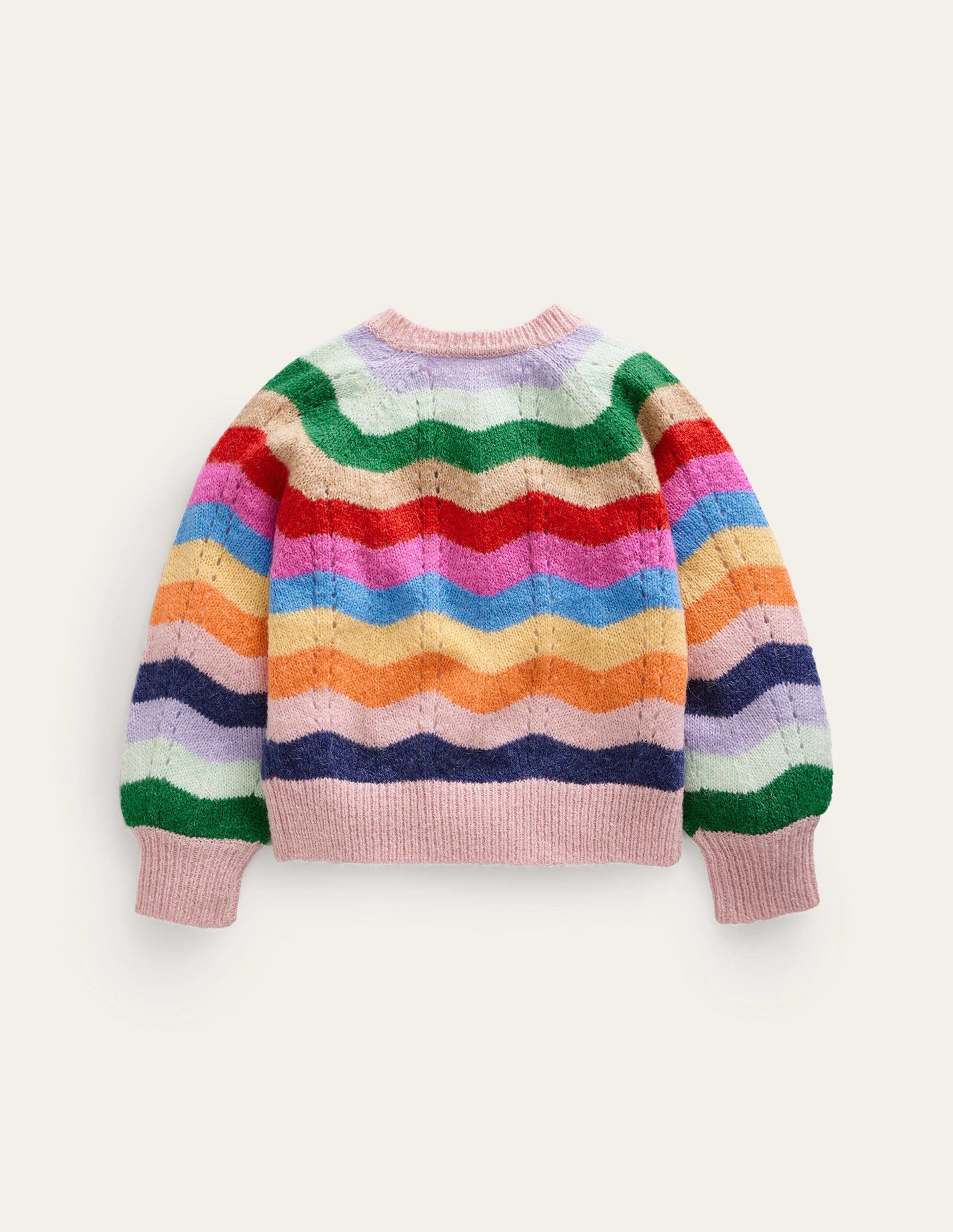 Blouson Wave Cardigan-Multi Rainbow-2