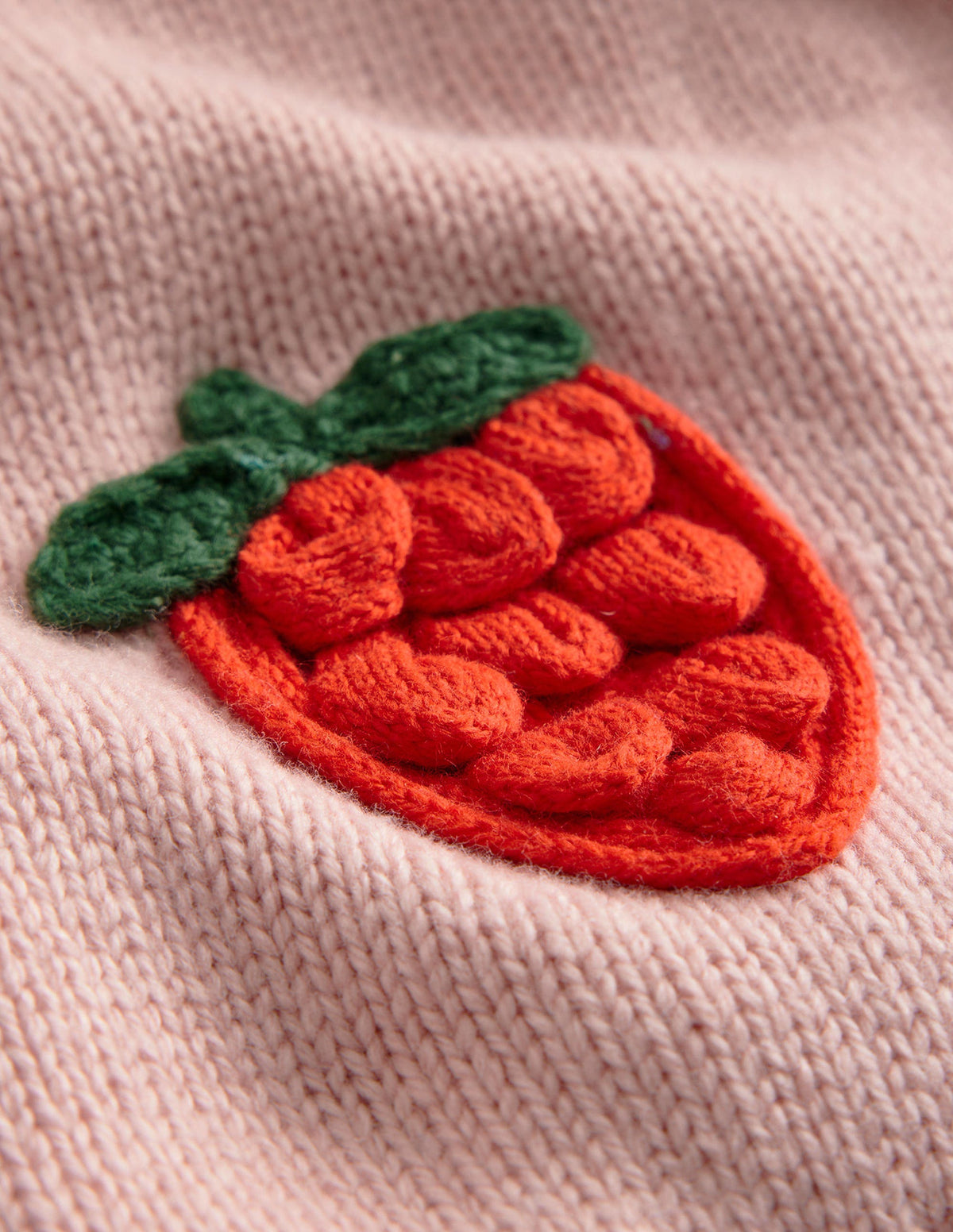 Fun Crochet Cardigan-Formica Pink Strawberry - Image 4