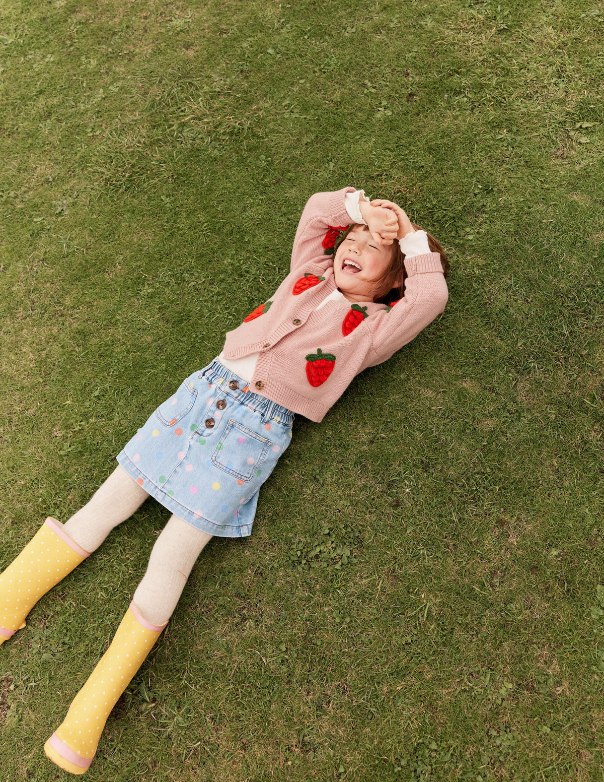 Fun Crochet Cardigan-Formica Pink Strawberry - Image 5