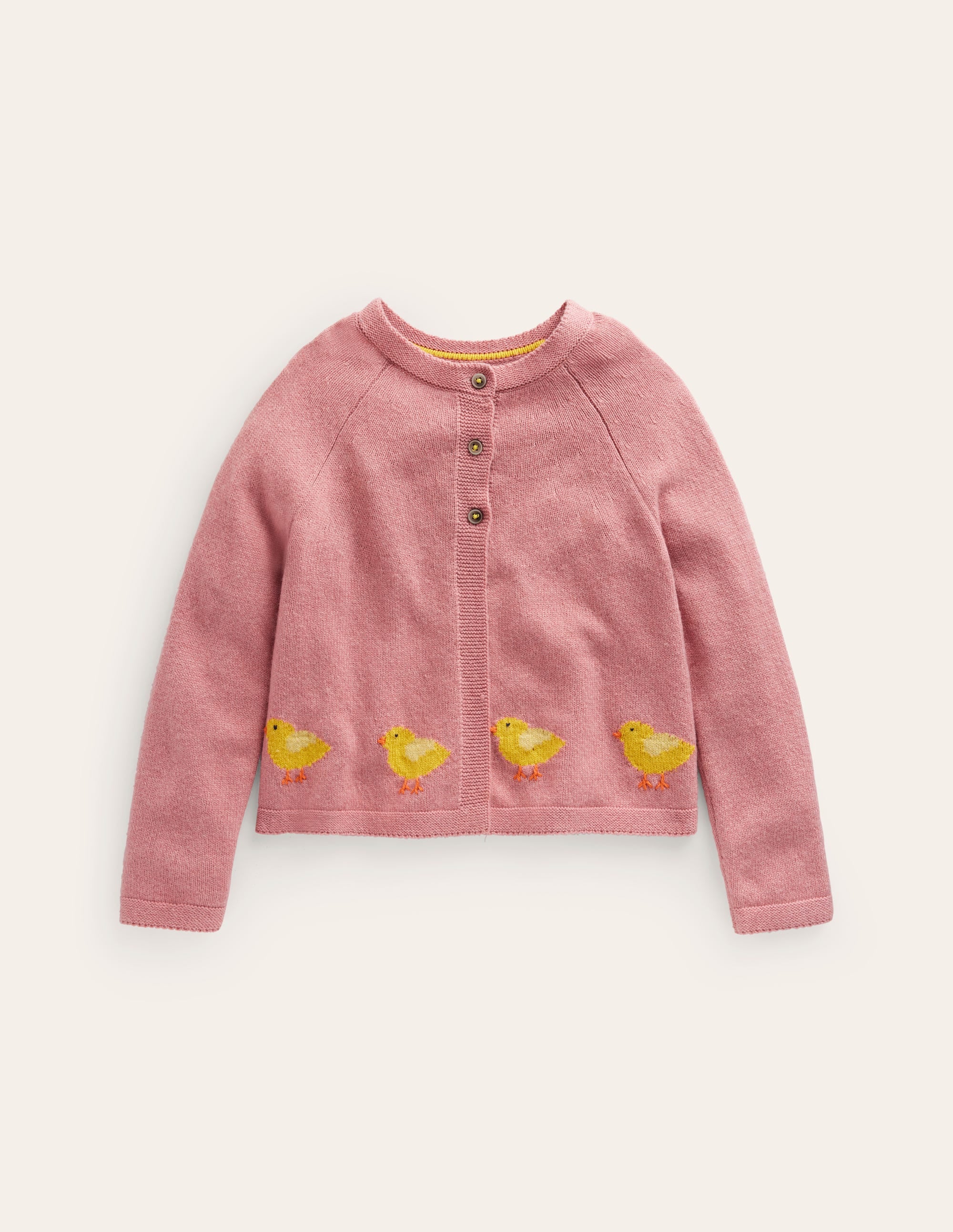 Embroidered Cardigan-Almond Pink Chicks - Image 1