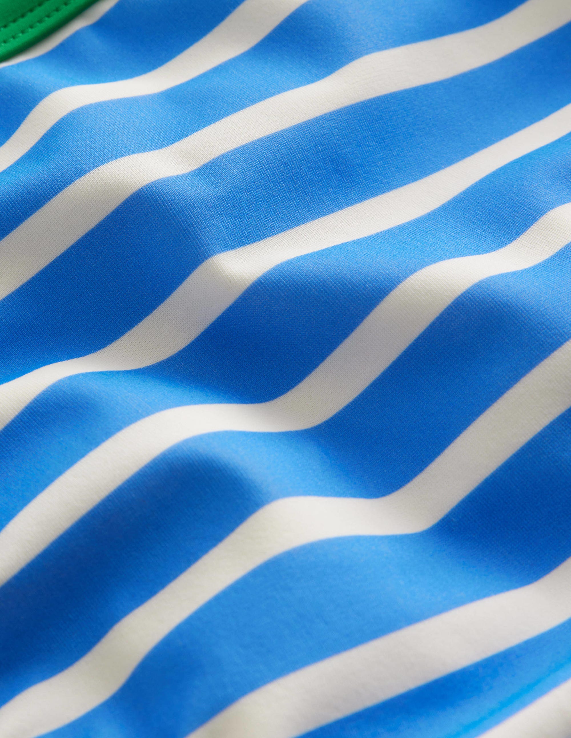 Racerback Bikini Set-Surf Blue, Ivory Stripe - Image 3