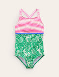 Hotchpotch Swimsuit-Pink, Green Mermaids