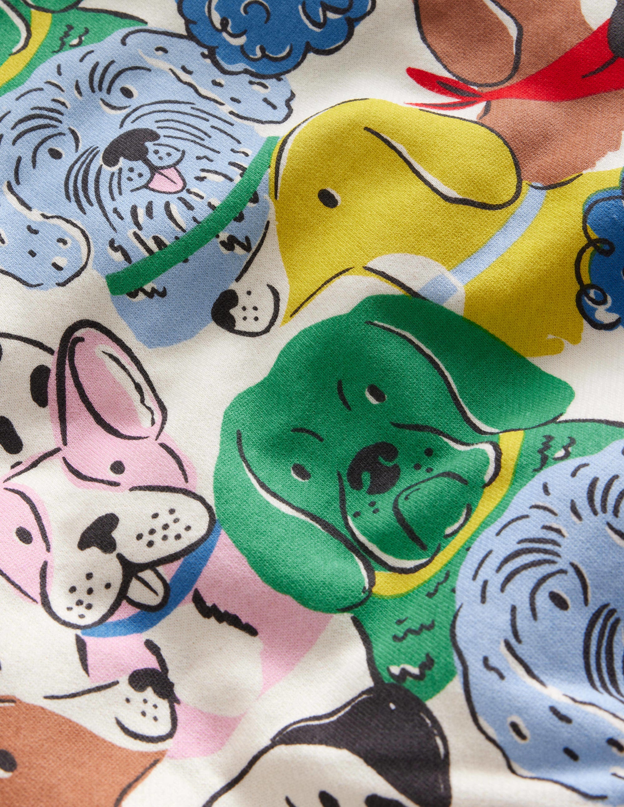 Printed Relaxed Sweatshirt-Multi Dogs - Image 2