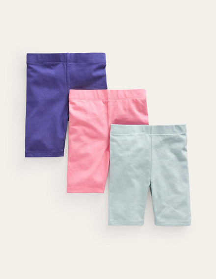 3-Pack Cycling Shorts-Multi Solid