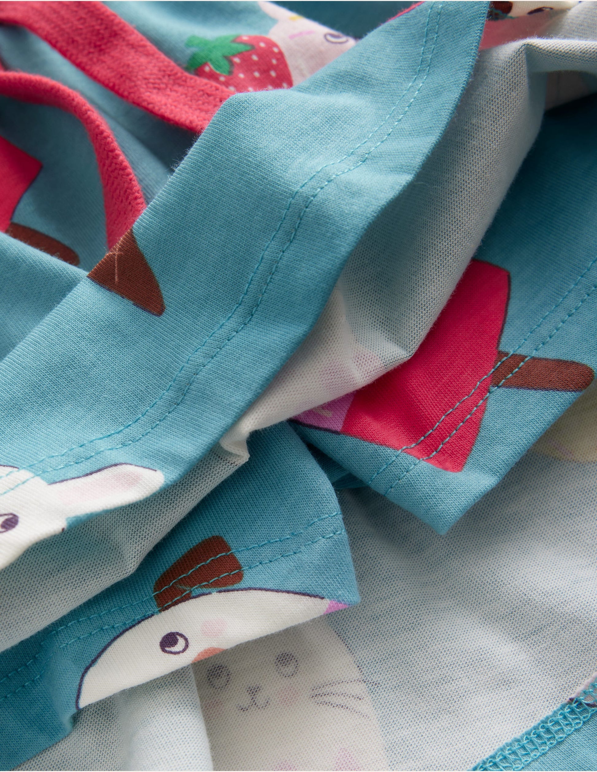 Printed Jersey Skort-Aqua Sea Ice Cream-3