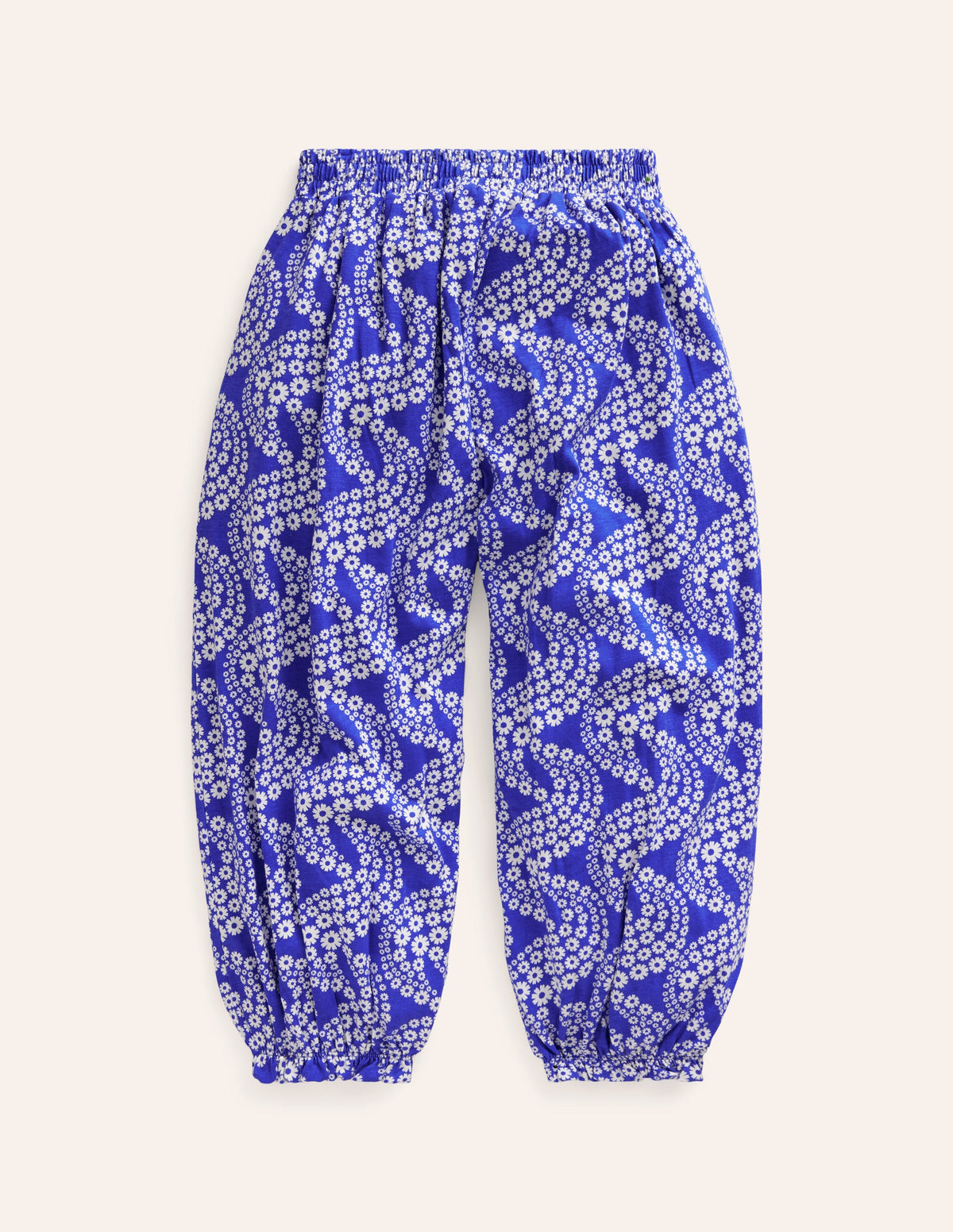 Jersey Harem Trousers-Greek Blue Wave - Image 2