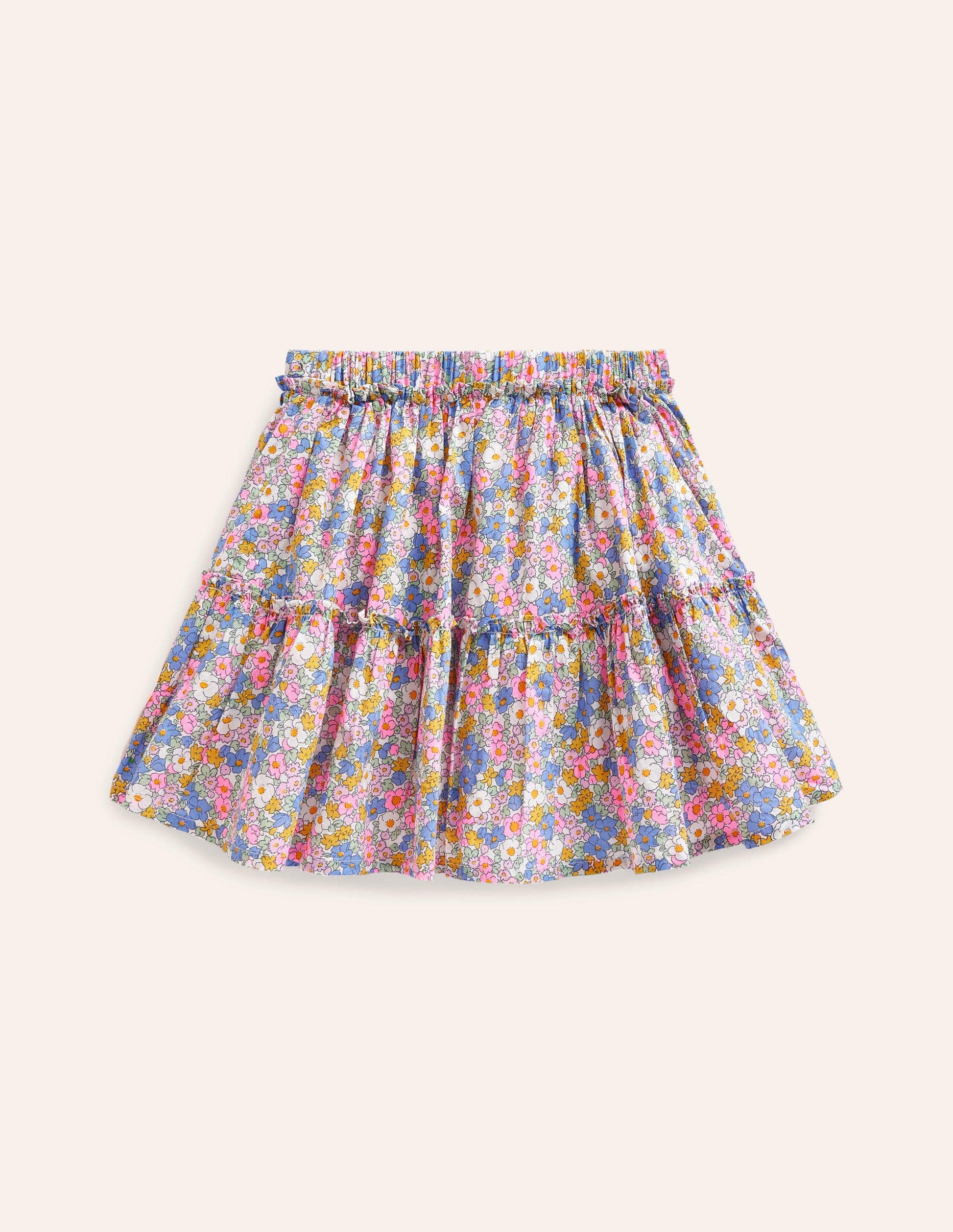 Appliqué Skirt-Festival Pink Nautical Cats-3