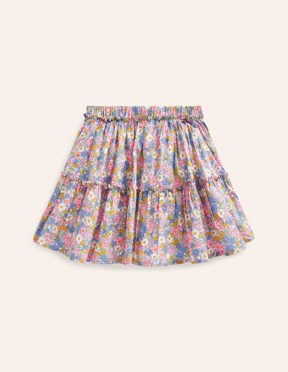 Appliqué Skirt-Festival Pink Nautical Cats-3
